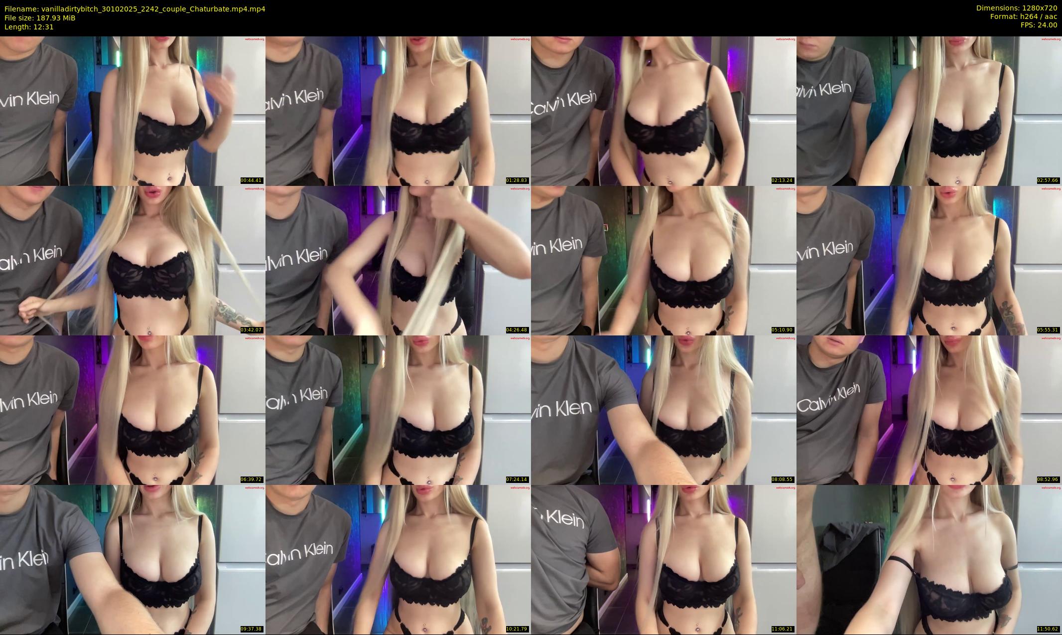 vanilladirtybitch — 13 minute Chaturbate couple cam show recording, 720p, Oct 30, 2025