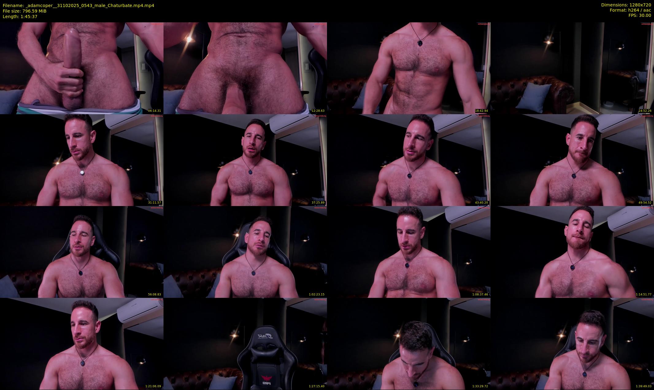 _adamcoper_ — 106 minute Chaturbate male cam show recording, 720p, Oct 31, 2025