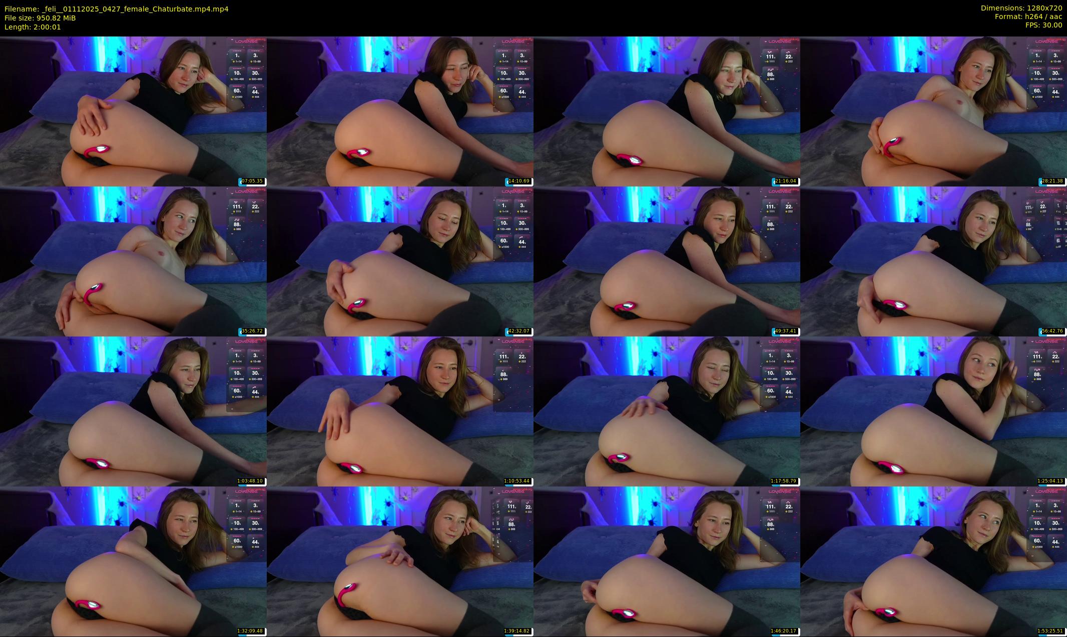 _feli_ — 121 minute Chaturbate female cam show recording, 720p, Nov 1, 2025