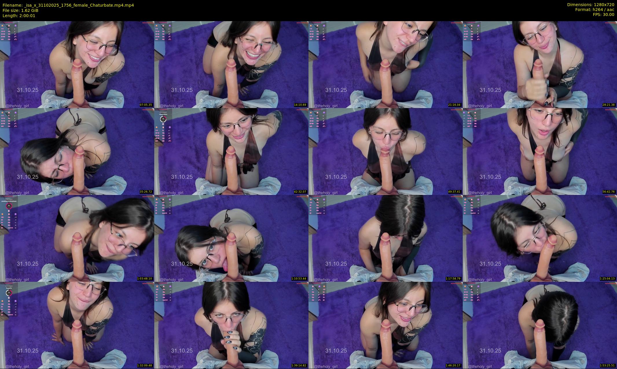 _isa_x — 121 minute Chaturbate female cam show recording, 720p, Oct 31, 2025