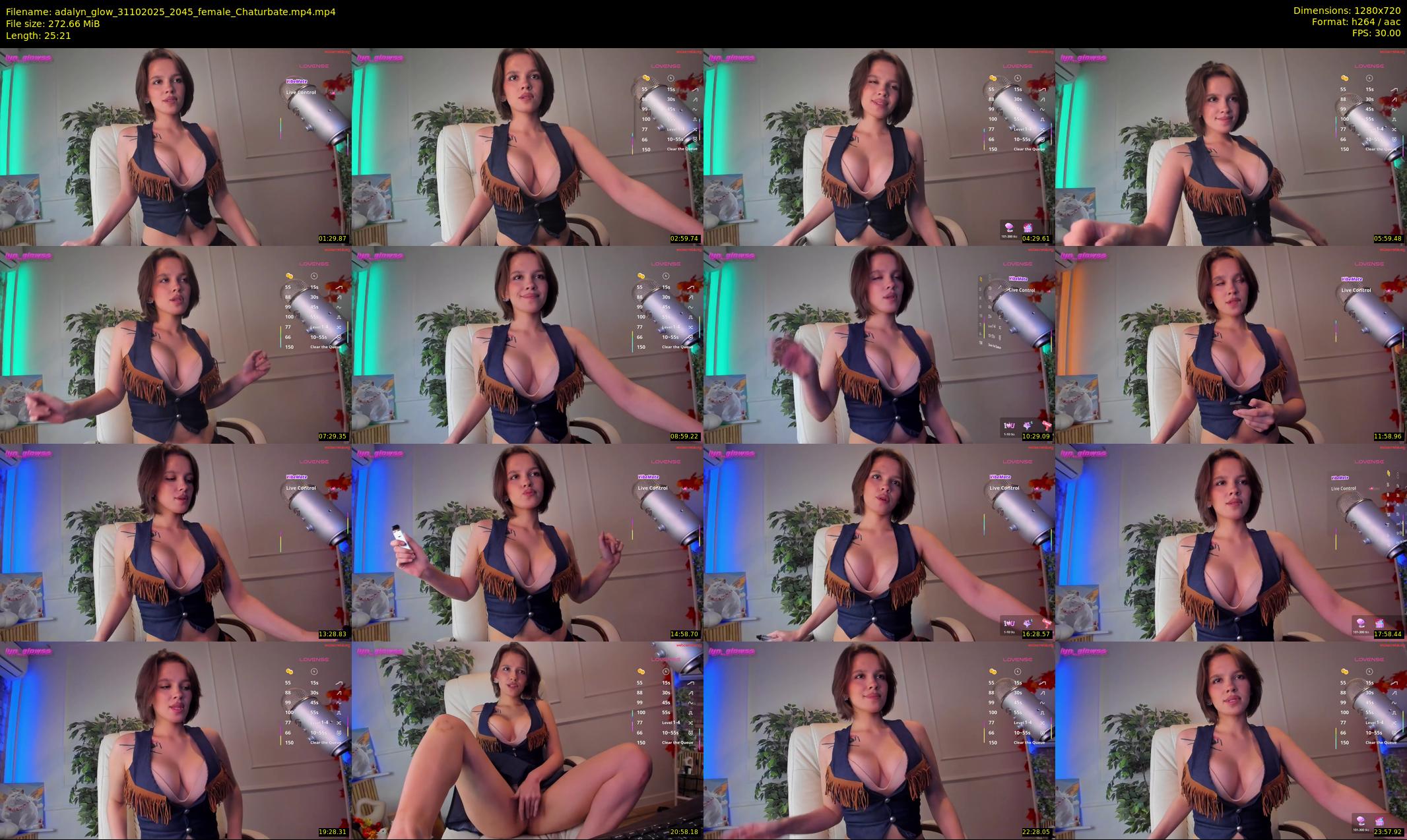adalyn_glow — 26 minute Chaturbate female cam show recording, 720p, Oct 31, 2025