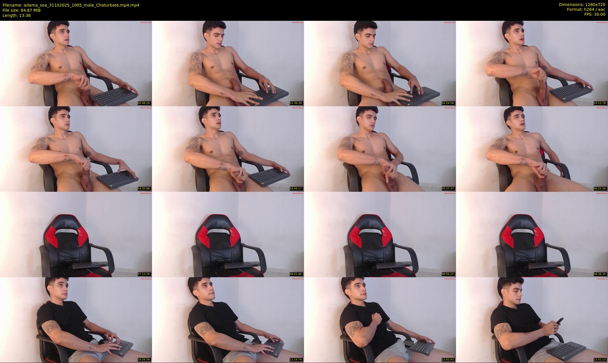 adama_soa — 14 minute Chaturbate male cam show recording, 720p, Oct 31, 2025