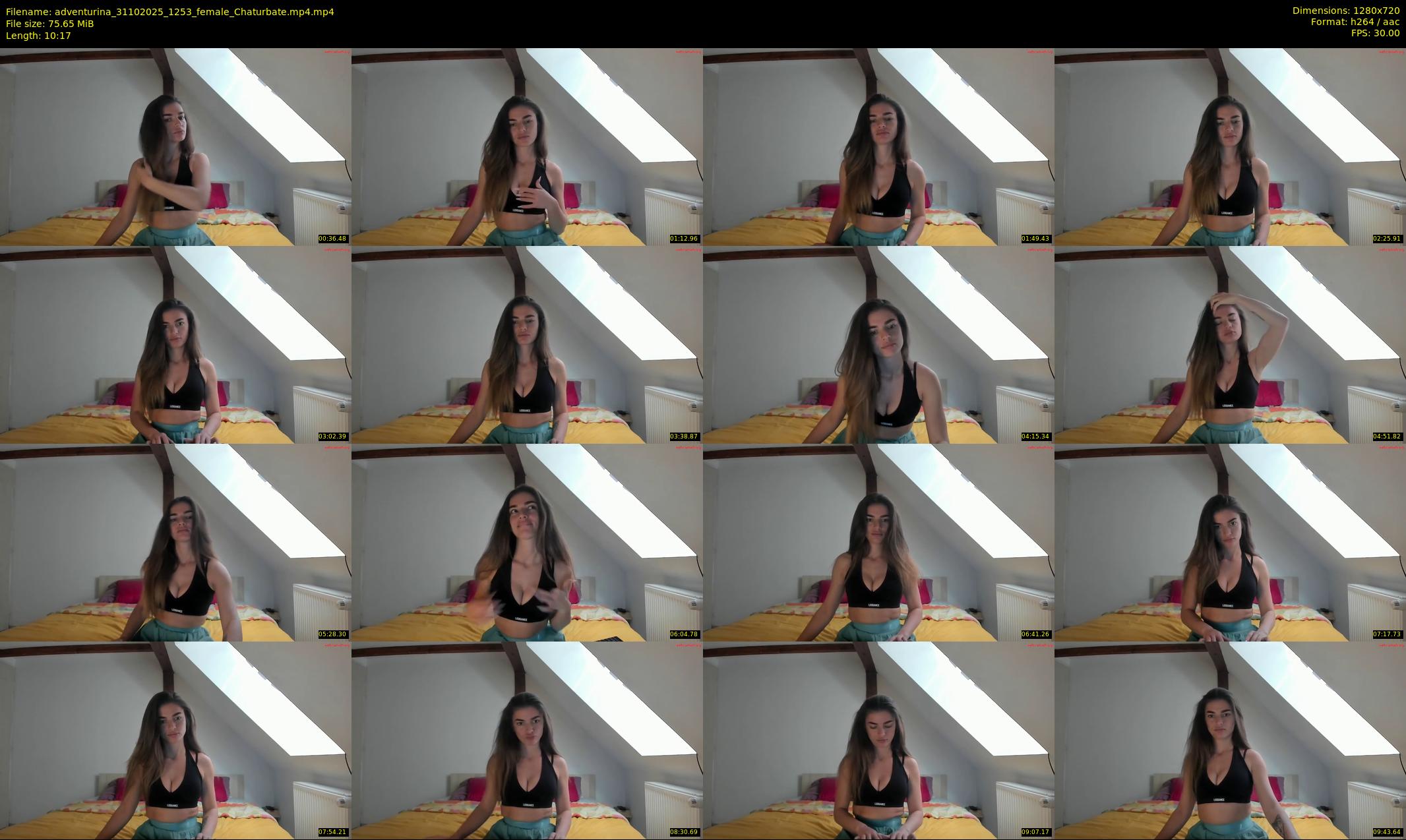 adventurina — 11 minute Chaturbate female cam show recording, 720p, Oct 31, 2025