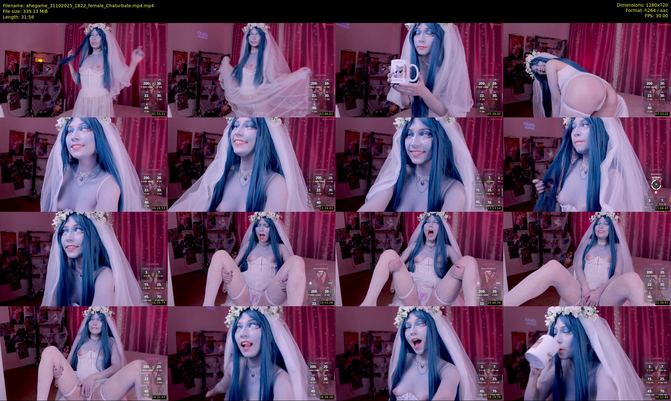 ahegame — 32 minute Chaturbate female cam show recording, 720p, Oct 31, 2025