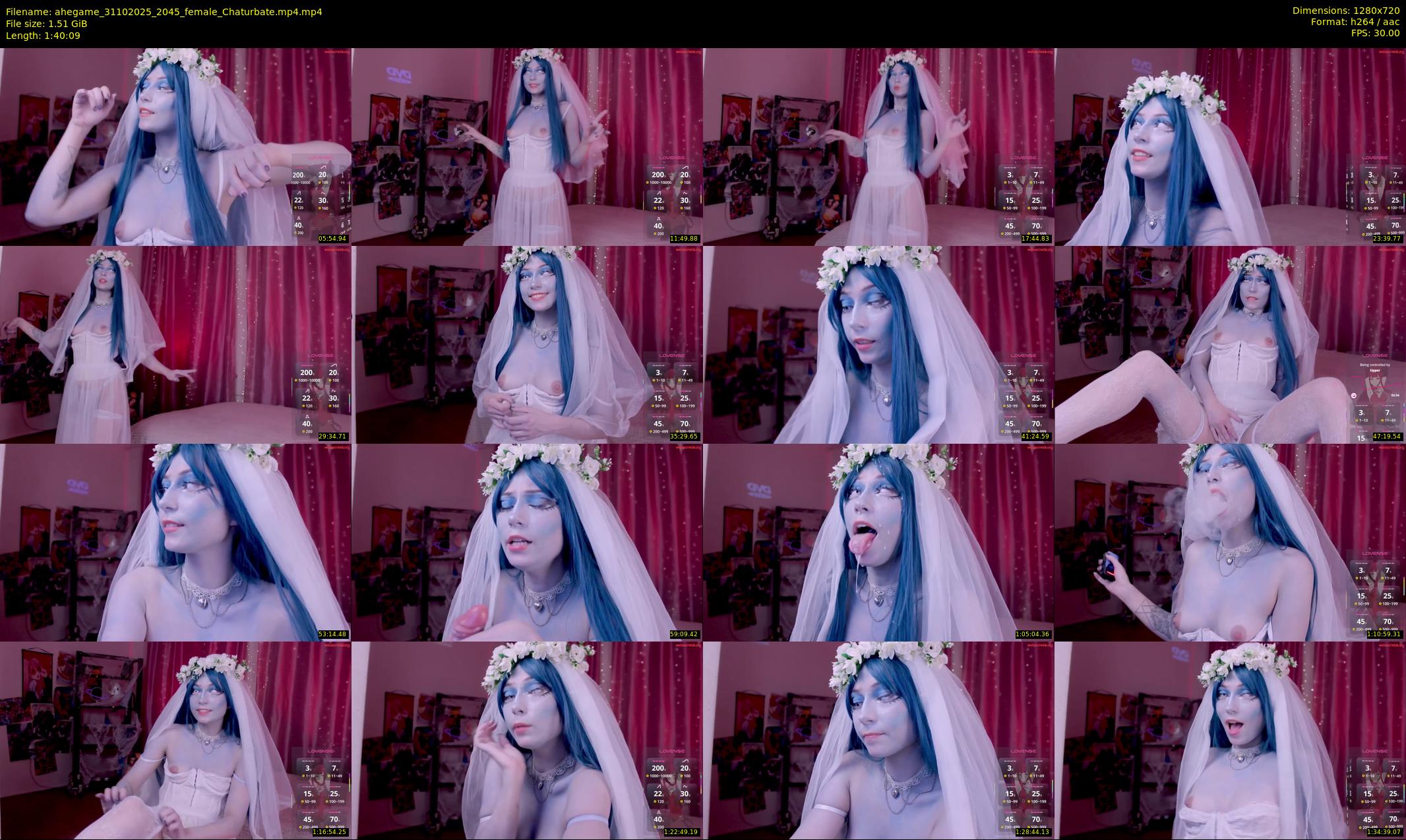 ahegame — 101 minute Chaturbate female cam show recording, 720p, Oct 31, 2025