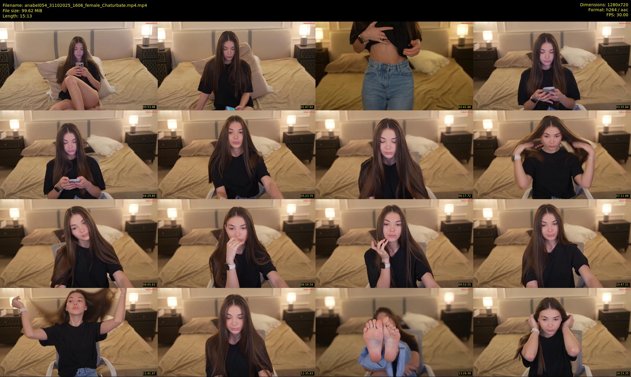 anabel054 — 16 minute Chaturbate female cam show recording, 720p, Oct 31, 2025
