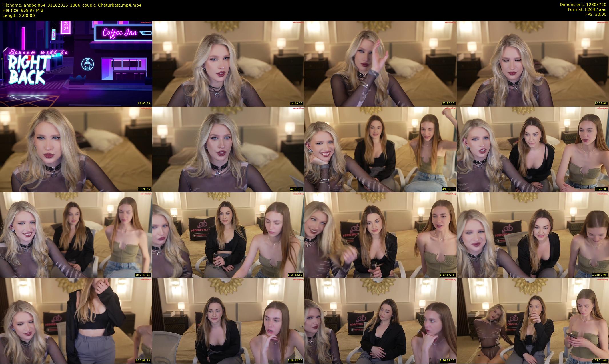 anabel054 — 120 minute Chaturbate female cam show recording, 720p, Oct 31, 2025