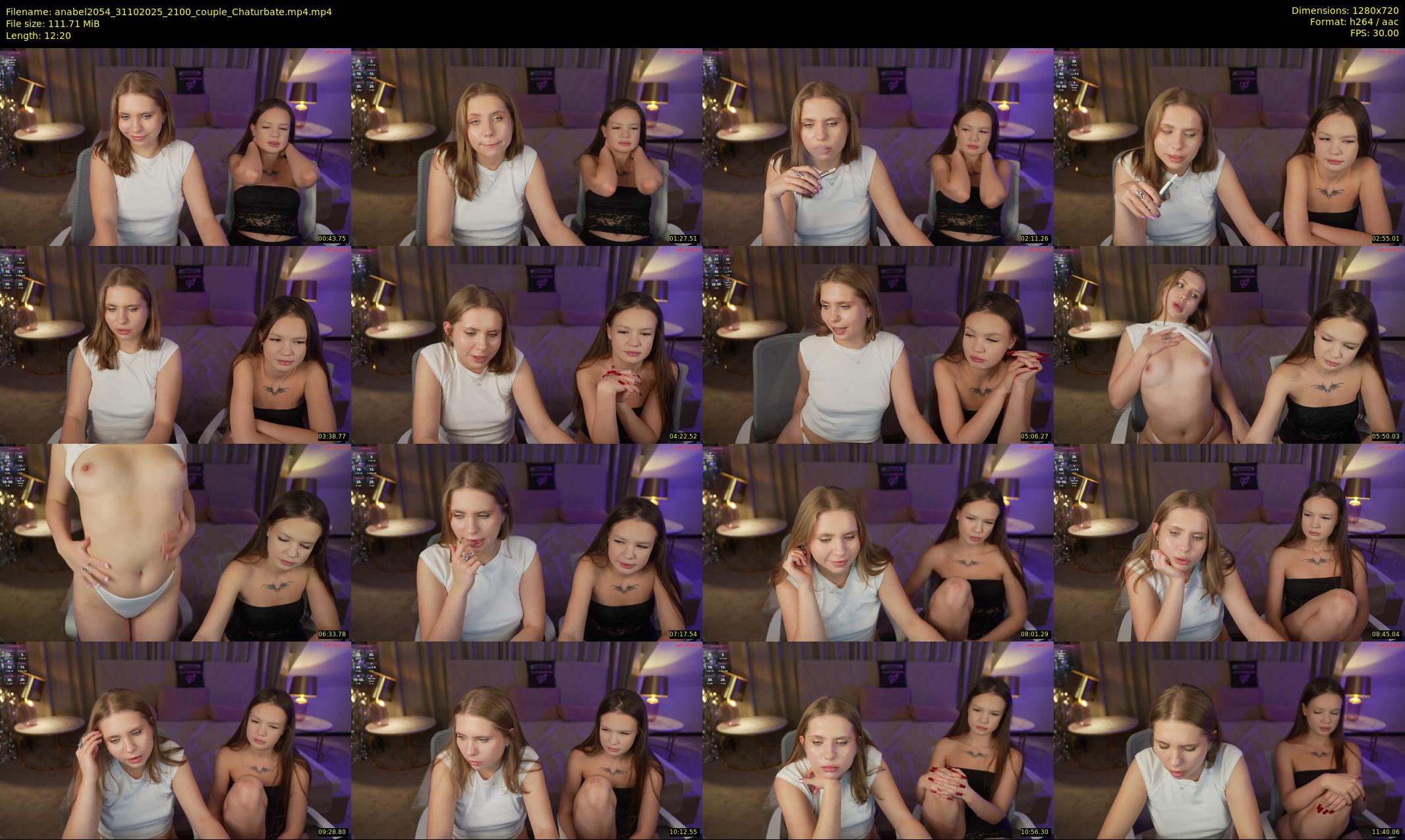 anabel2054 — 13 minute Chaturbate female cam show recording, 720p, Oct 31, 2025