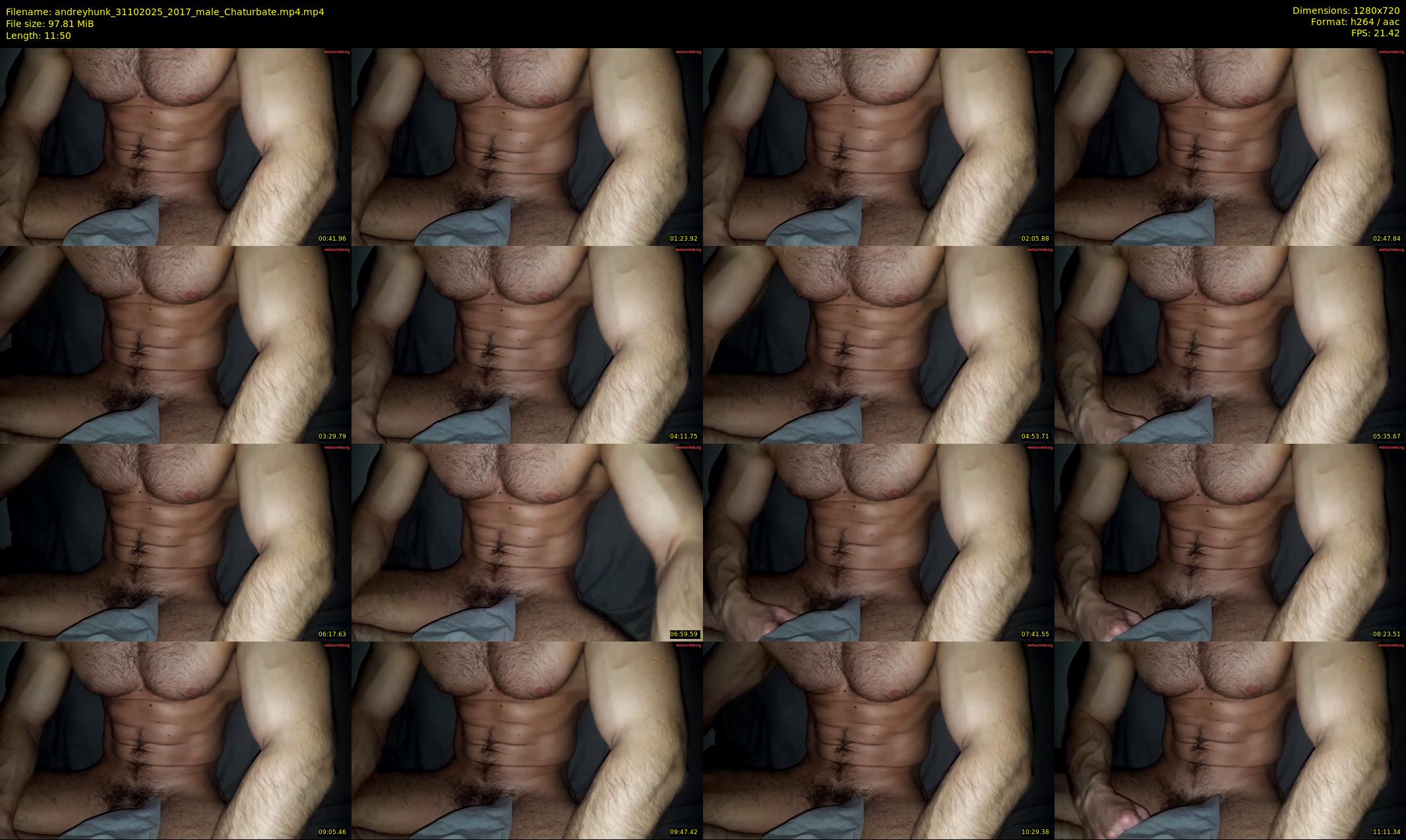andreyhunk — 12 minute Chaturbate male cam show recording, 720p, Oct 31, 2025
