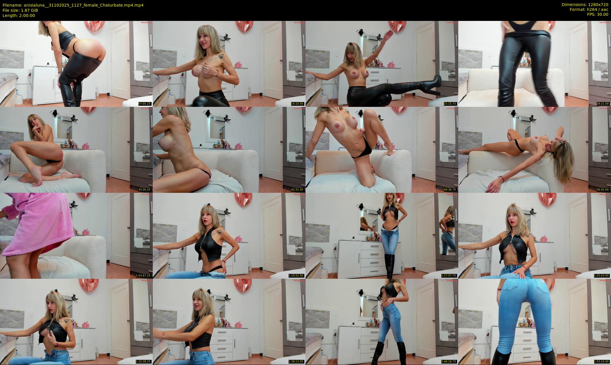 anisialuna_ — 120 minute Chaturbate female cam show recording, 720p, Oct 31, 2025