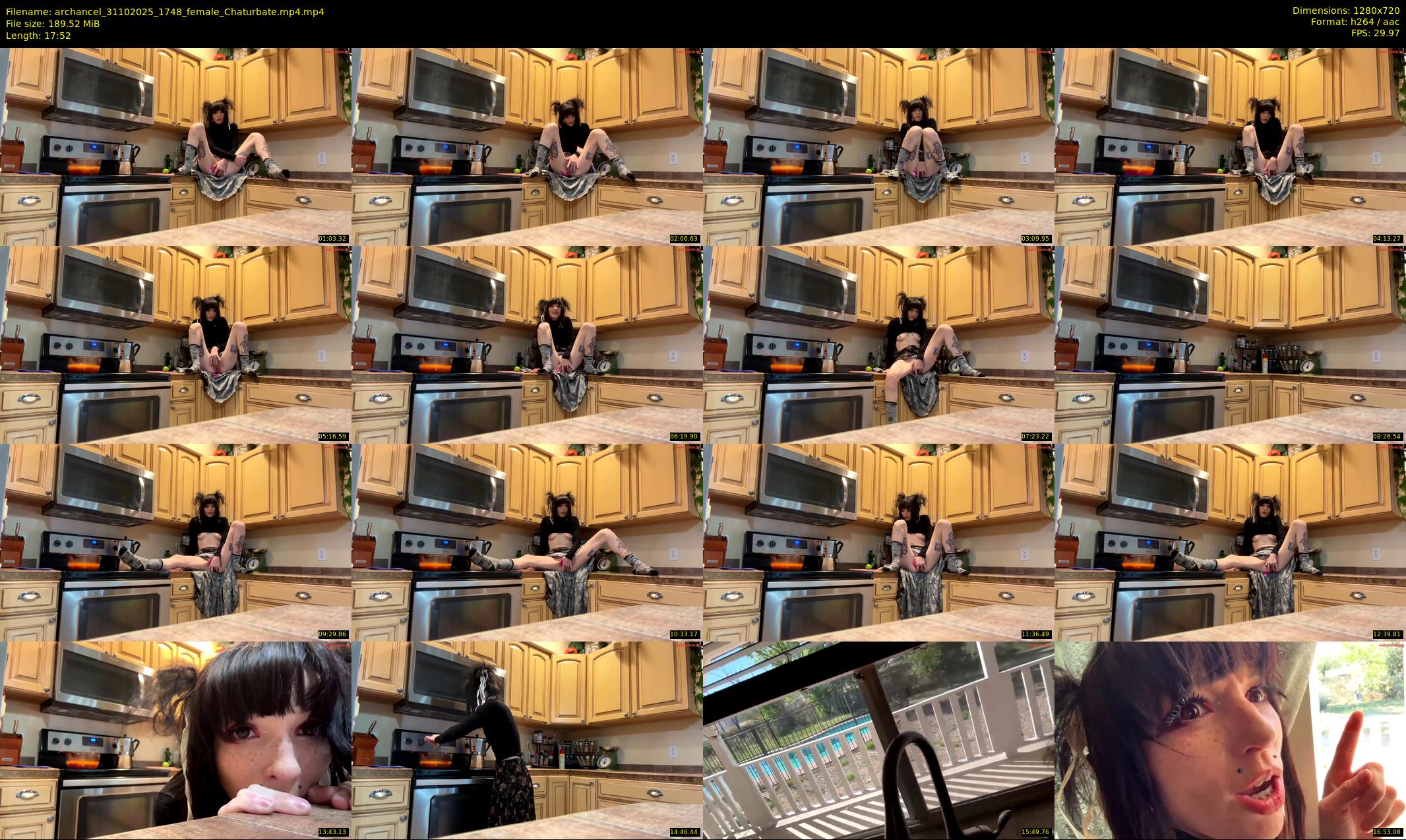 archancel — 18 minute Chaturbate female cam show recording, 720p, Oct 31, 2025
