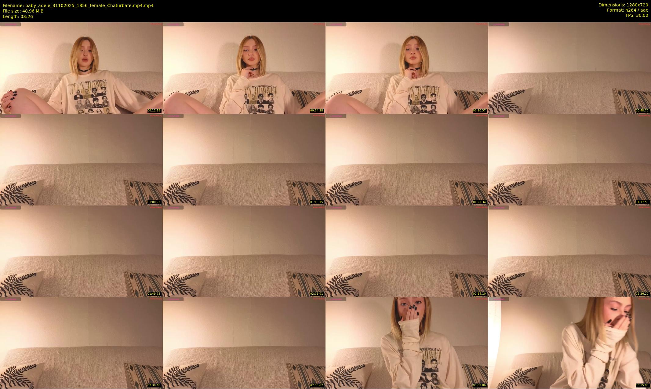 baby_adele — 4 minute Chaturbate female cam show recording, 720p, Oct 31, 2025