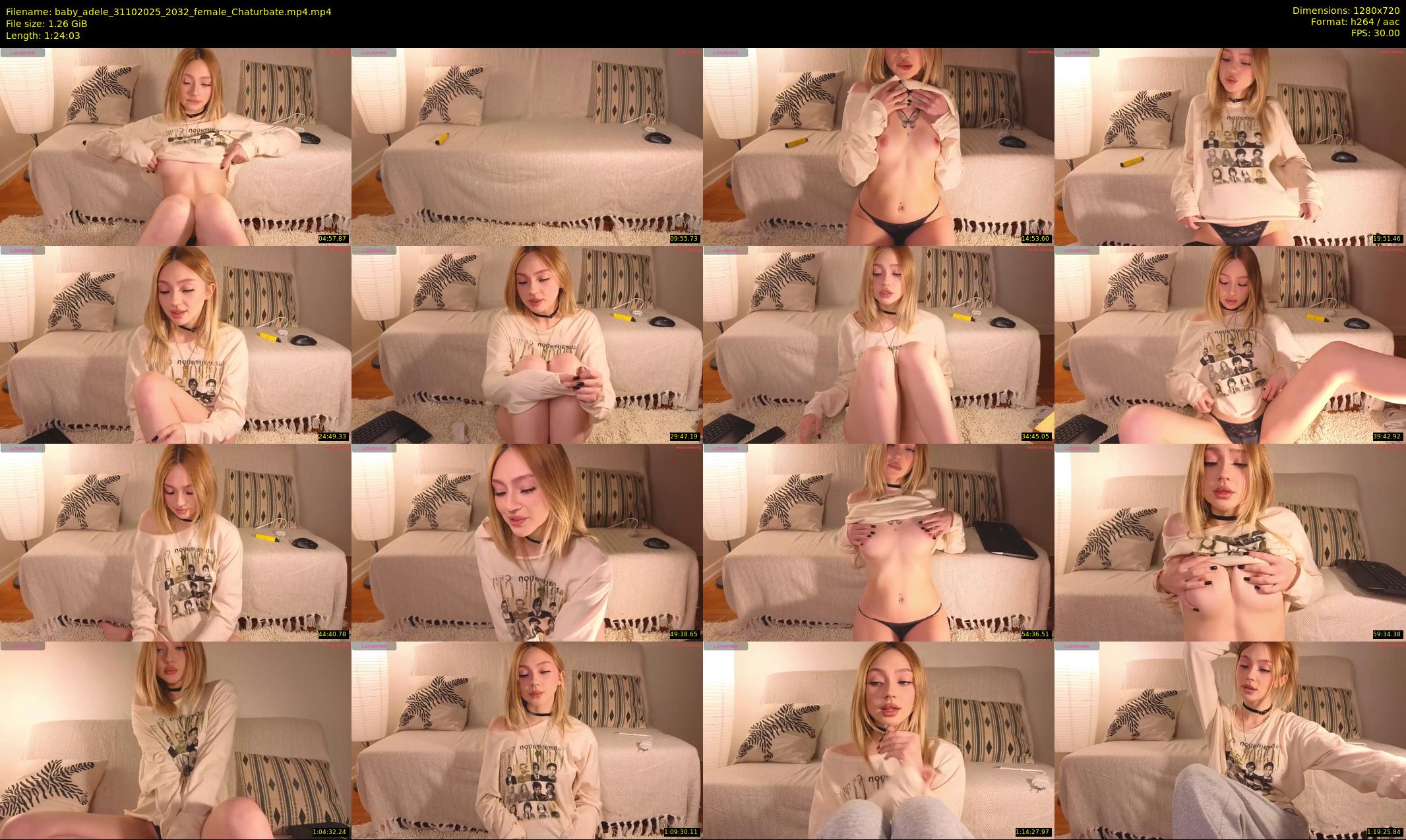 baby_adele — 85 minute Chaturbate female cam show recording, 720p, Oct 31, 2025