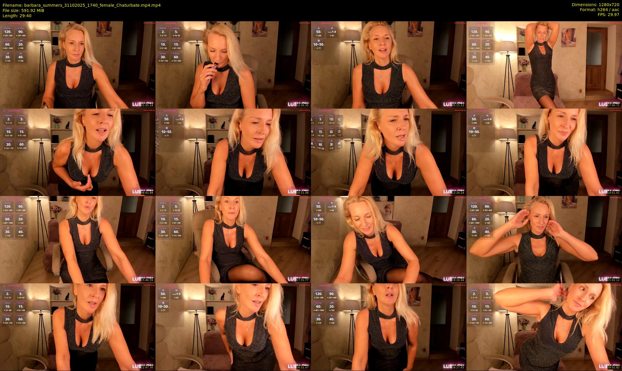 barbara_summers — 30 minute Chaturbate female cam show recording, 720p, Oct 31, 2025