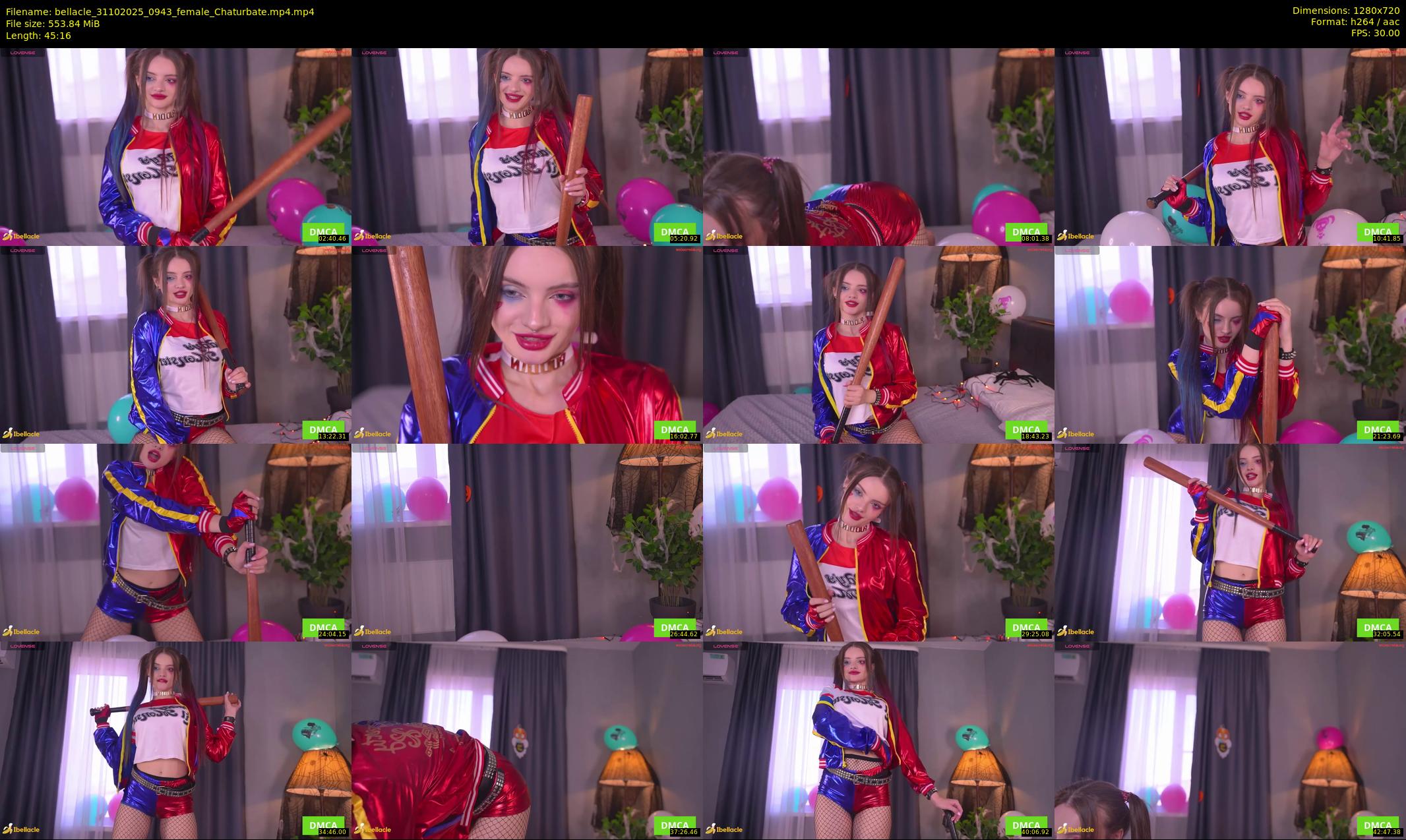 bellacle — 46 minute Chaturbate female cam show recording, 720p, Oct 31, 2025