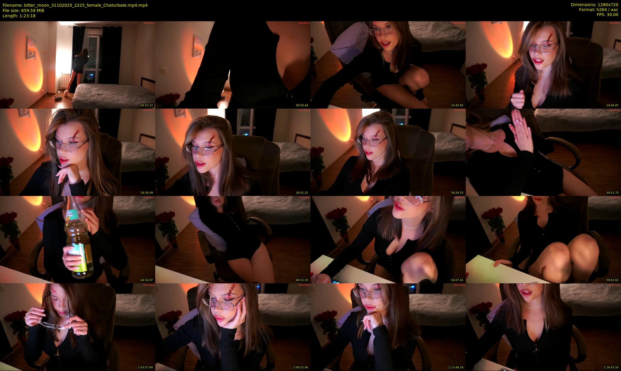 bitter_moon — 84 minute Chaturbate female cam show recording, 720p, Oct 31, 2025