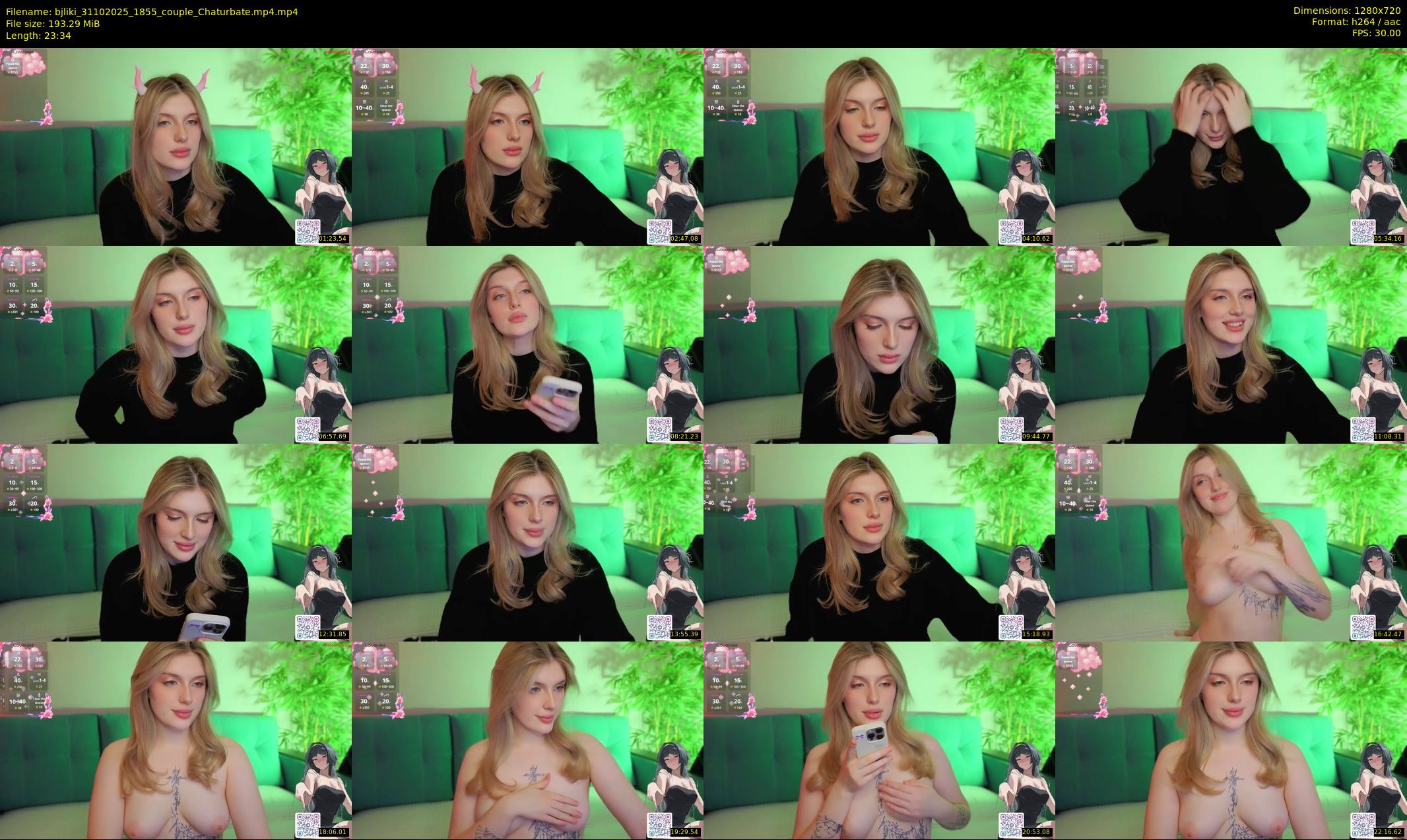 bjliki — 24 minute Chaturbate couple cam show recording, 720p, Oct 31, 2025