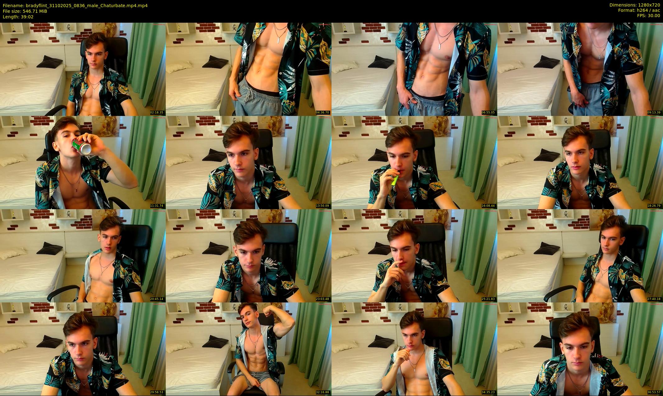 bradyflint — 40 minute Chaturbate male cam show recording, 720p, Oct 31, 2025