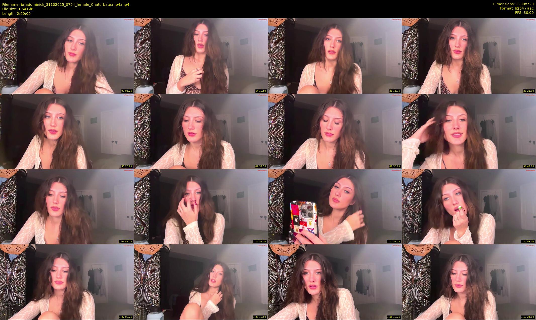 briadominick — 120 minute Chaturbate couple cam show recording, 720p, Oct 31, 2025