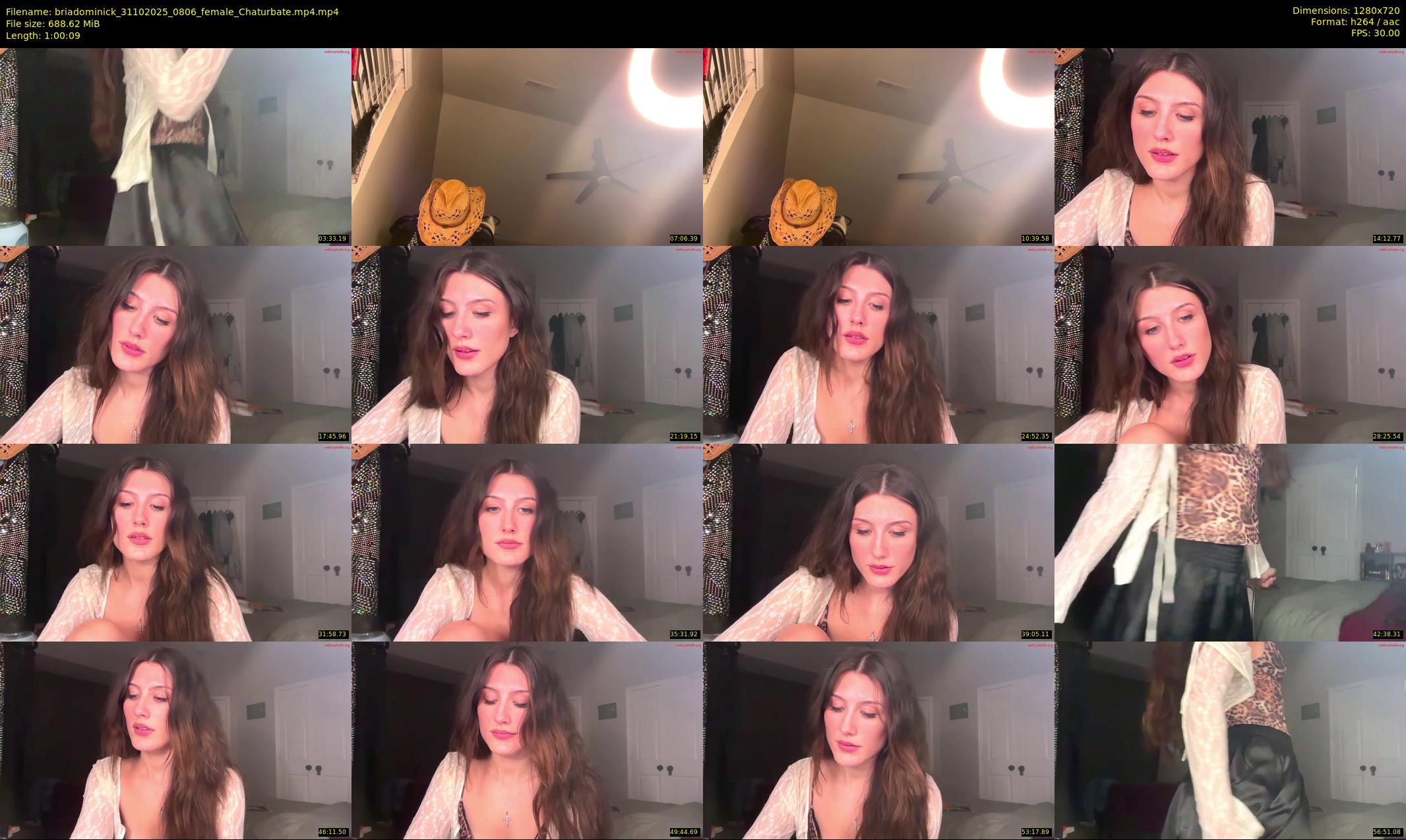 briadominick — 61 minute Chaturbate couple cam show recording, 720p, Oct 31, 2025