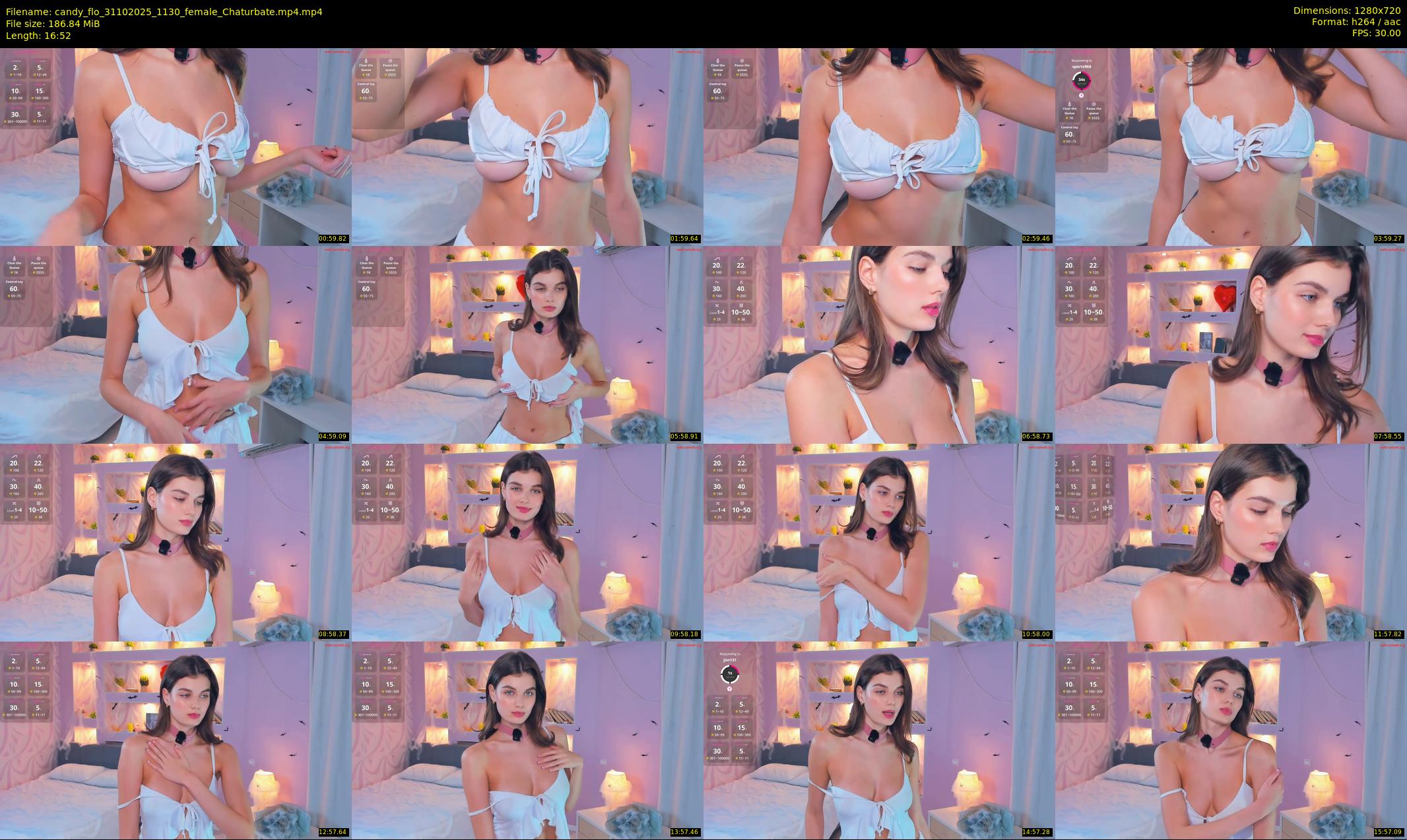 candy_flo — 17 minute Chaturbate female cam show recording, 720p, Oct 31, 2025