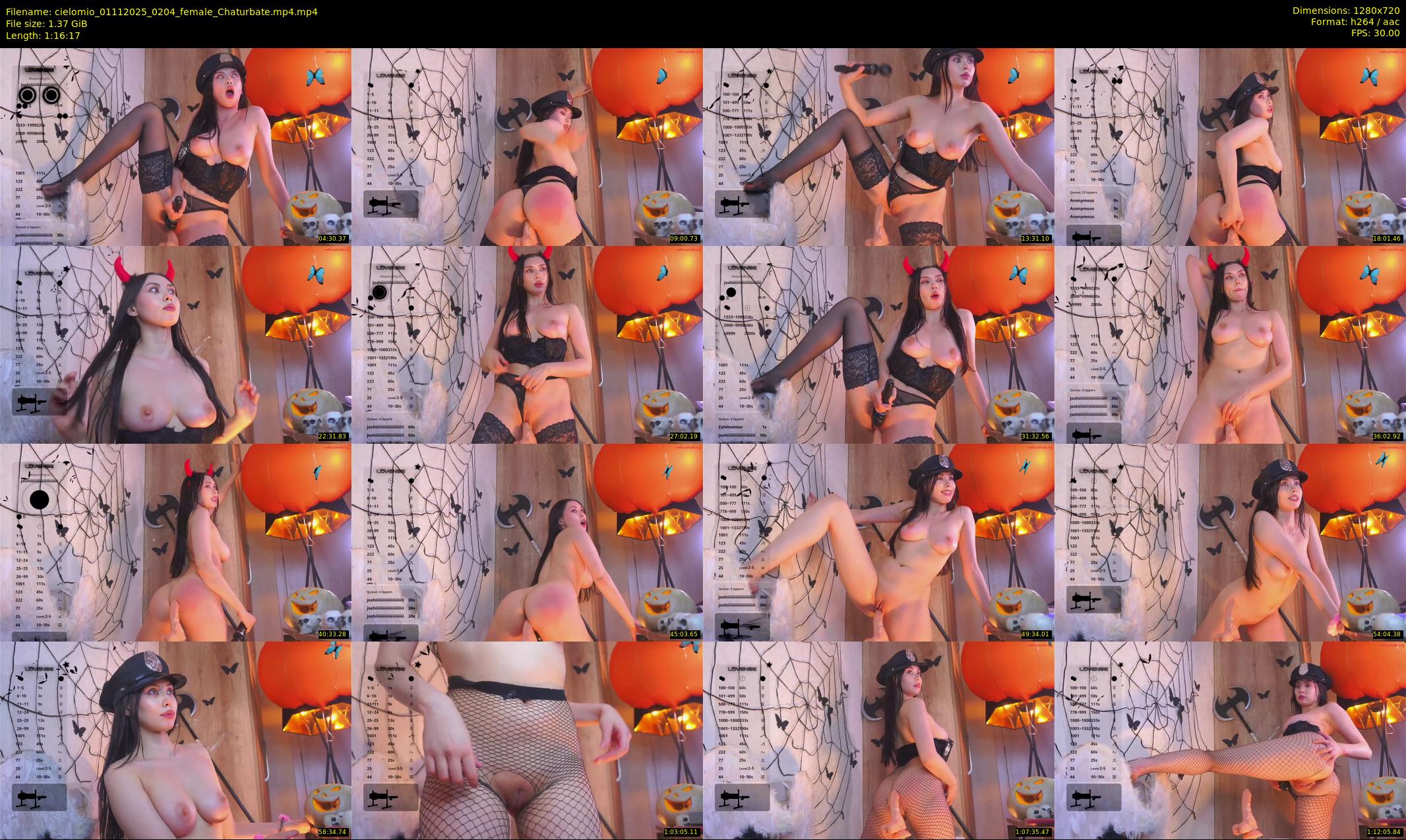cielomio — 77 minute Chaturbate female cam show recording, 720p, Nov 1, 2025