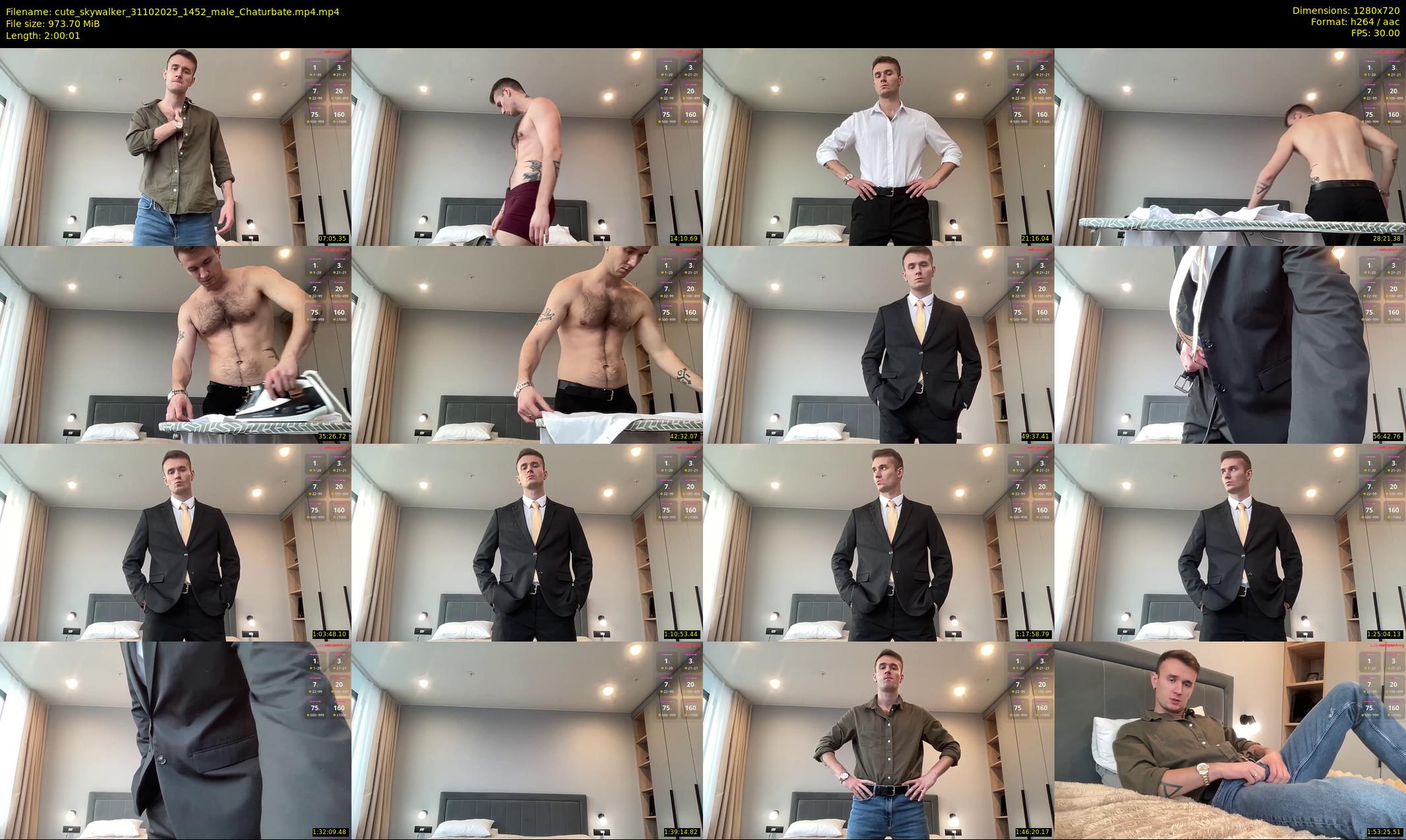 cute_skywalker — 121 minute Chaturbate male cam show recording, 720p, Oct 31, 2025