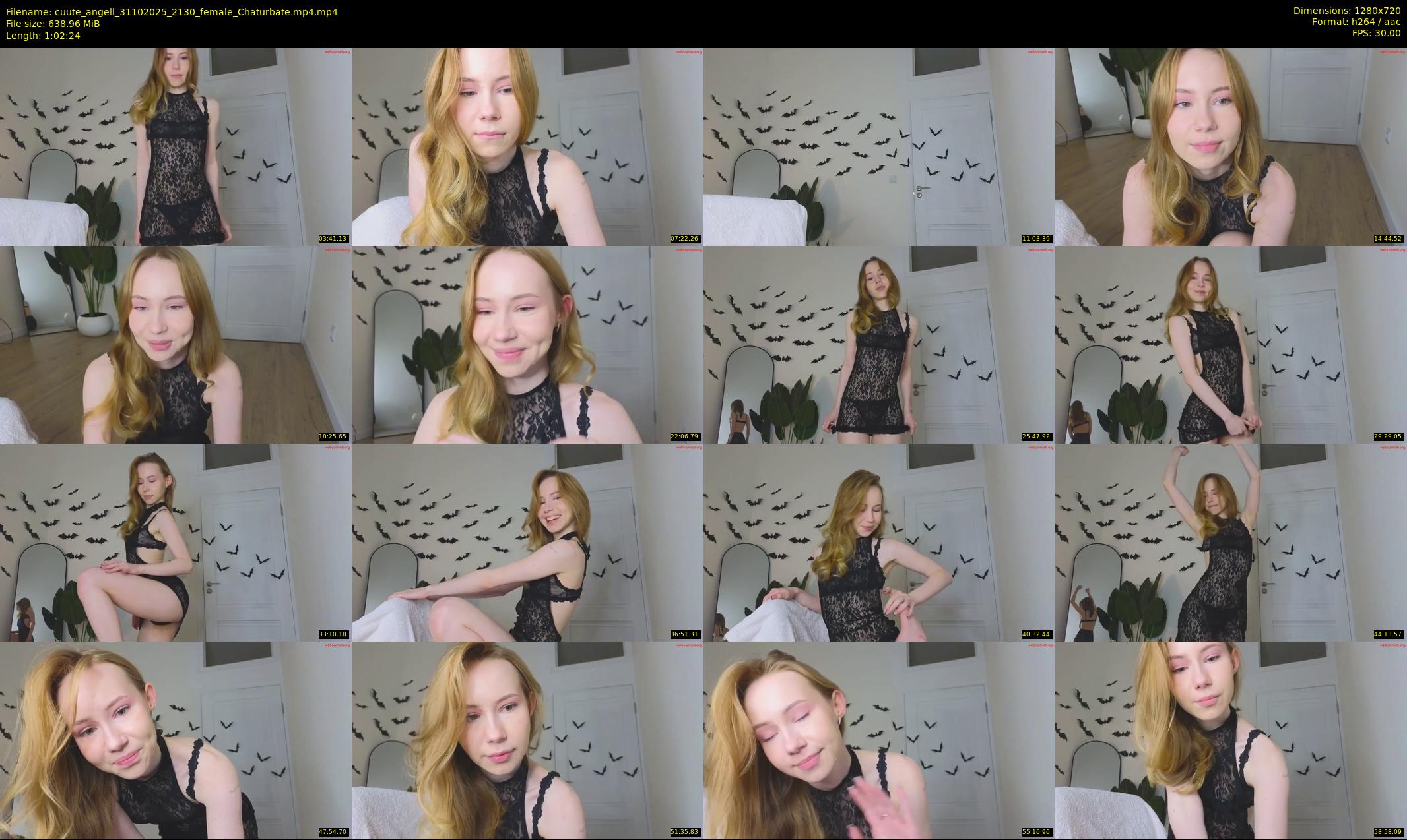 cuute_angell — 63 minute Chaturbate female cam show recording, 720p, Oct 31, 2025