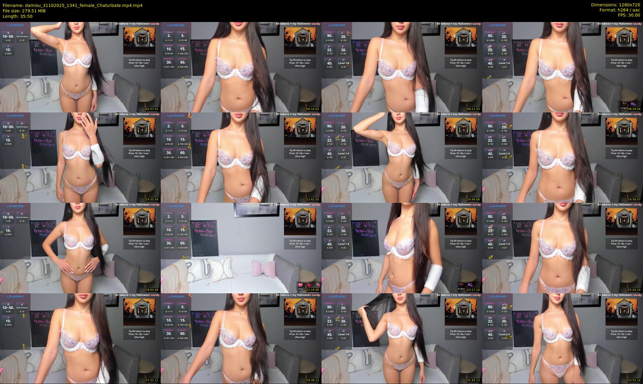 damisu — 36 minute Chaturbate female cam show recording, 720p, Oct 31, 2025
