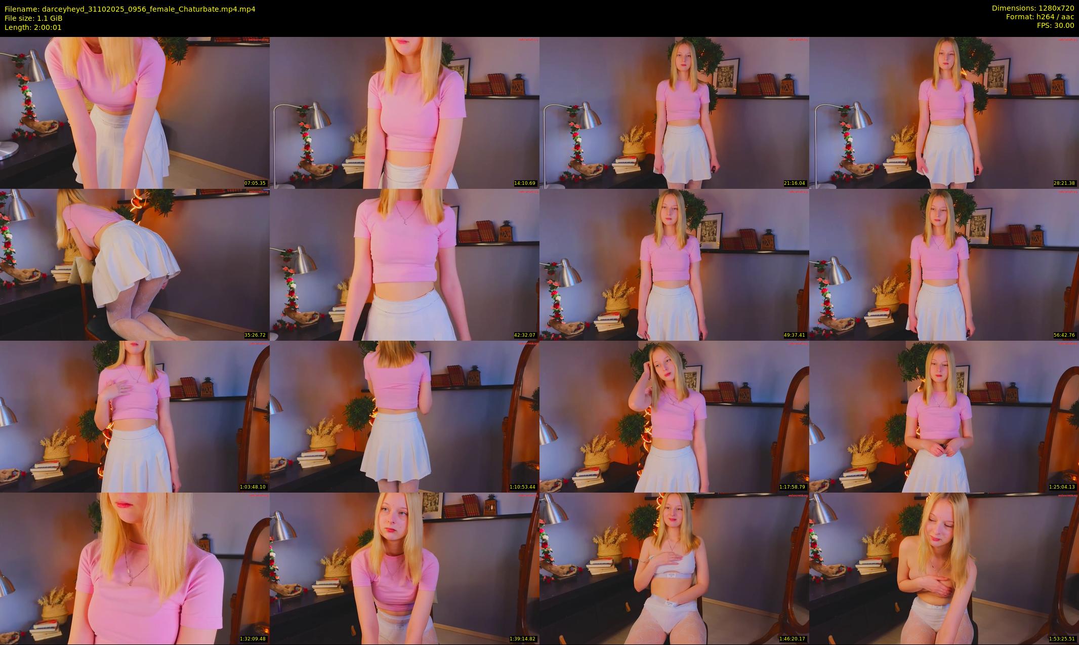 darceyheyd — 121 minute Chaturbate female cam show recording, 720p, Oct 31, 2025