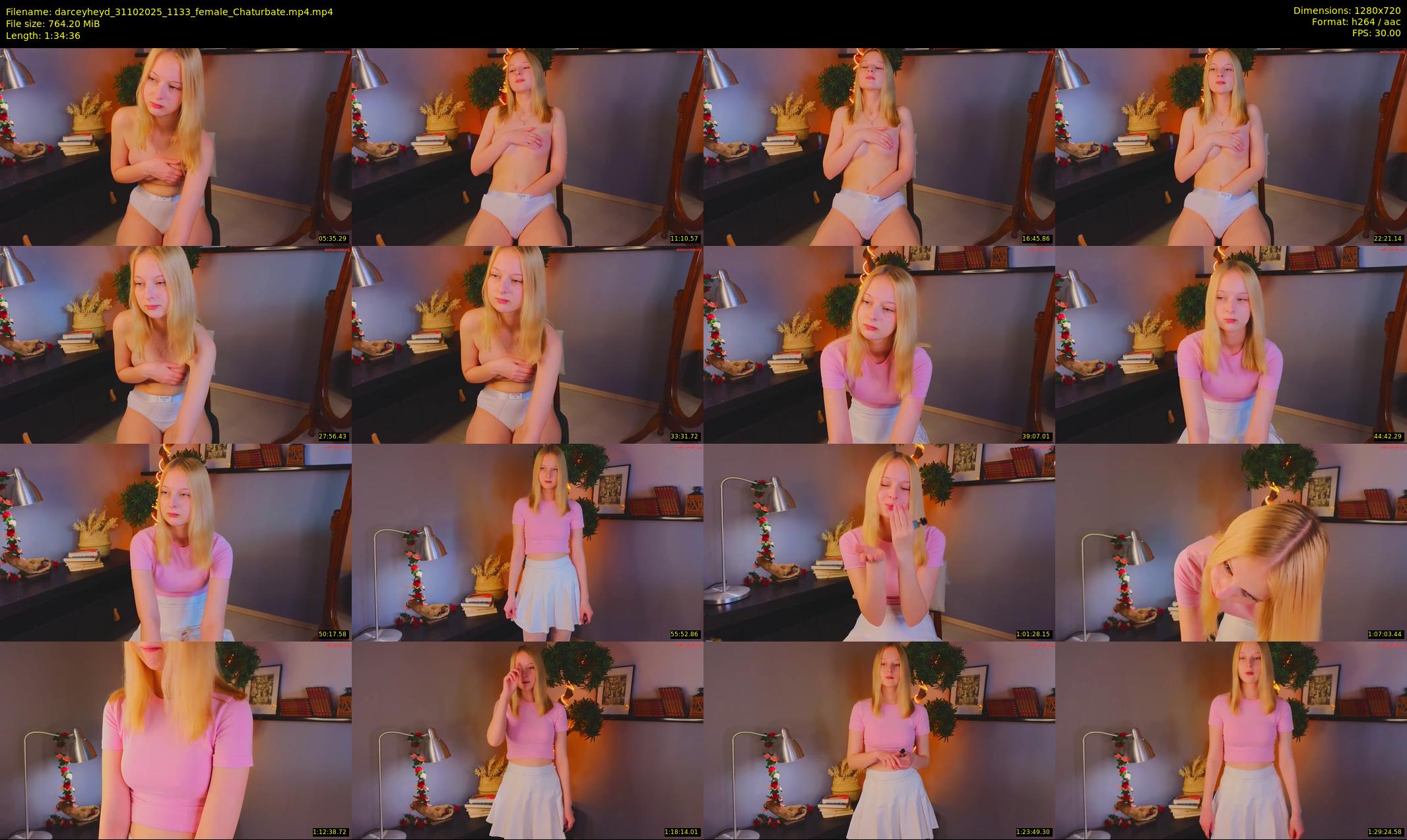 darceyheyd — 95 minute Chaturbate female cam show recording, 720p, Oct 31, 2025
