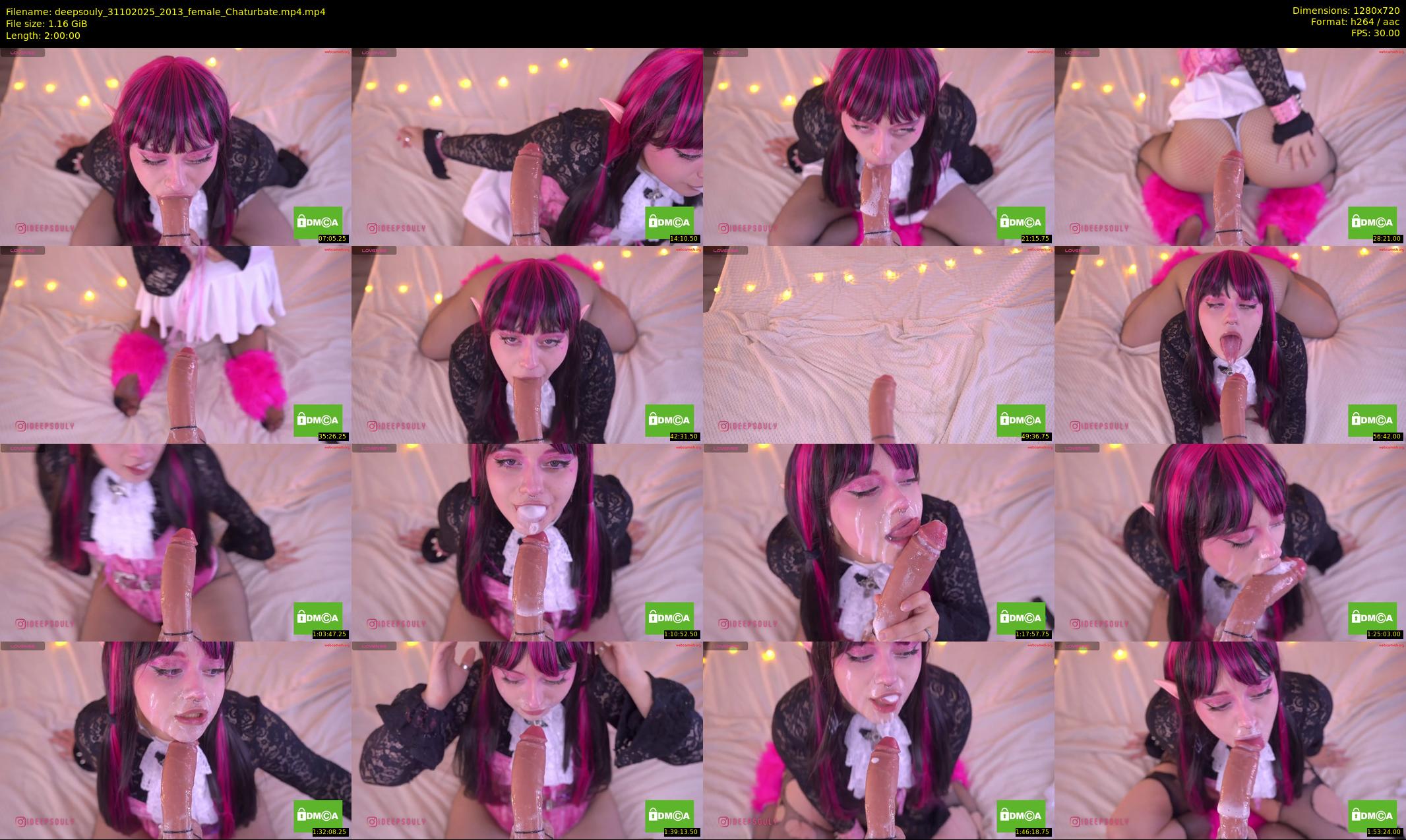 deepsouly — 120 minute Chaturbate female cam show recording, 720p, Oct 31, 2025