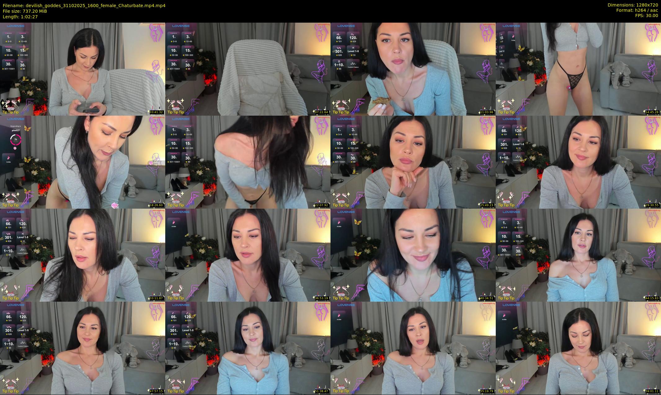 devilish_goddes — 63 minute Chaturbate female cam show recording, 720p, Oct 31, 2025