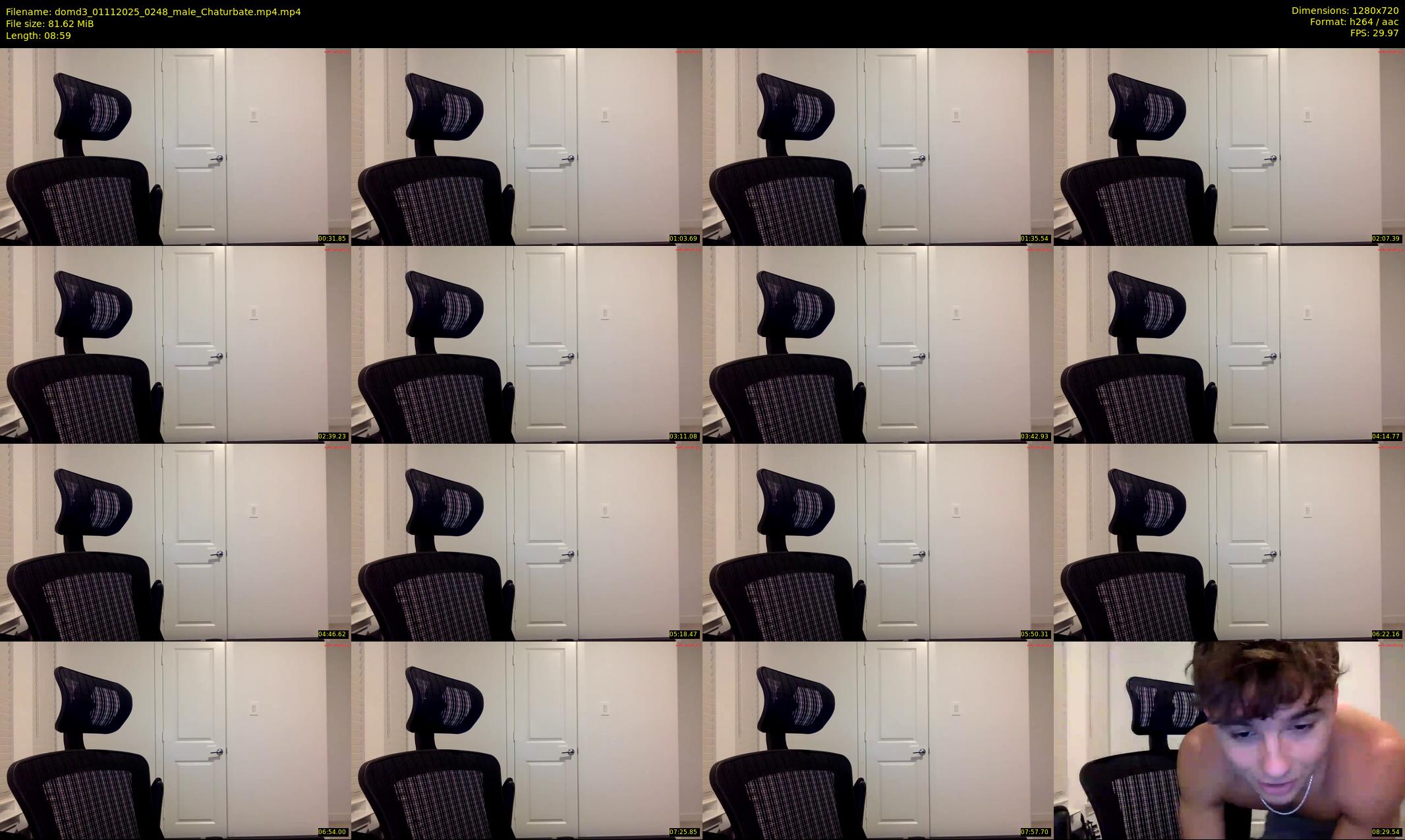 domd3 — 9 minute Chaturbate male cam show recording, 720p, Nov 1, 2025