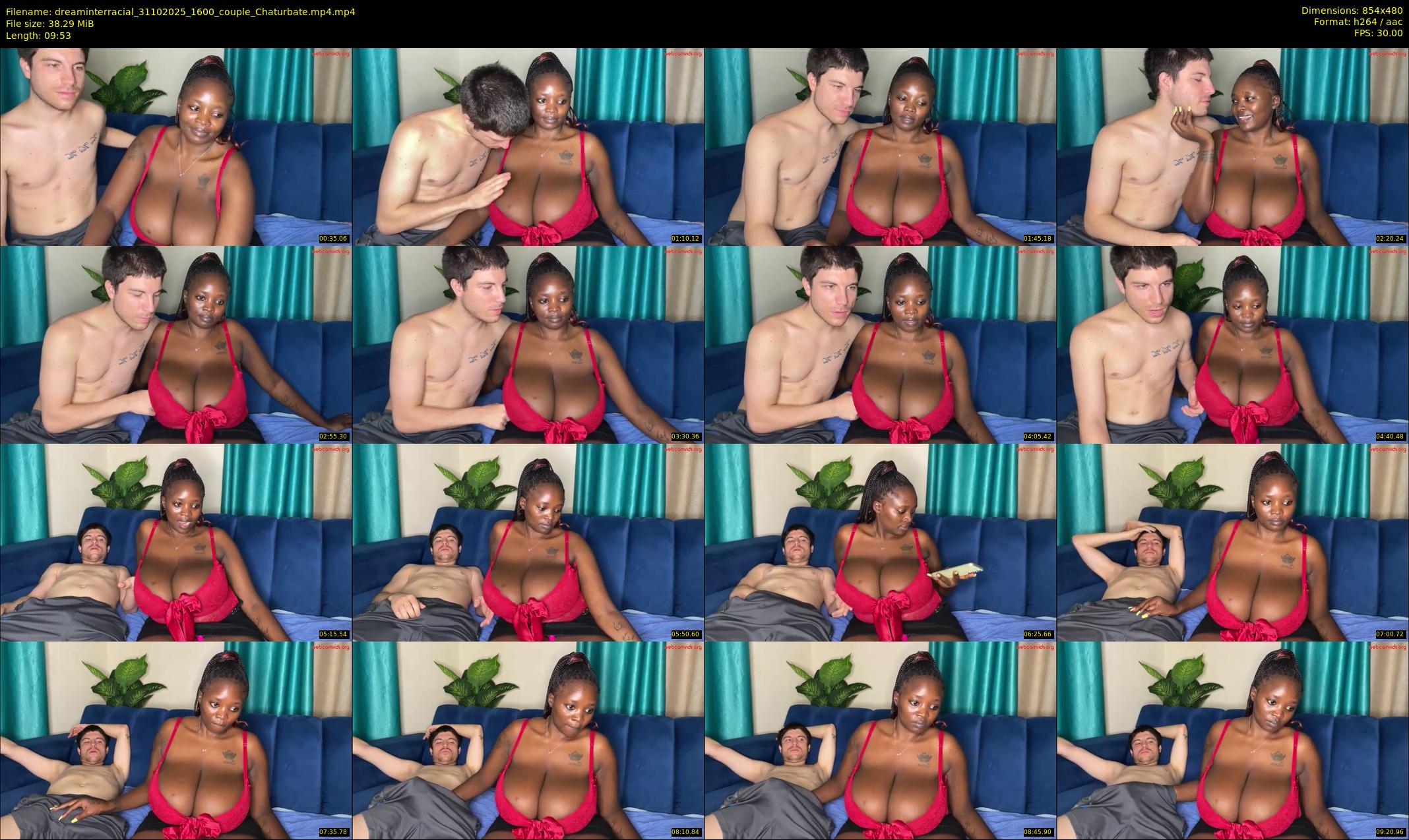 dreaminterracial — 10 minute Chaturbate couple cam show recording, 480p, Oct 31, 2025