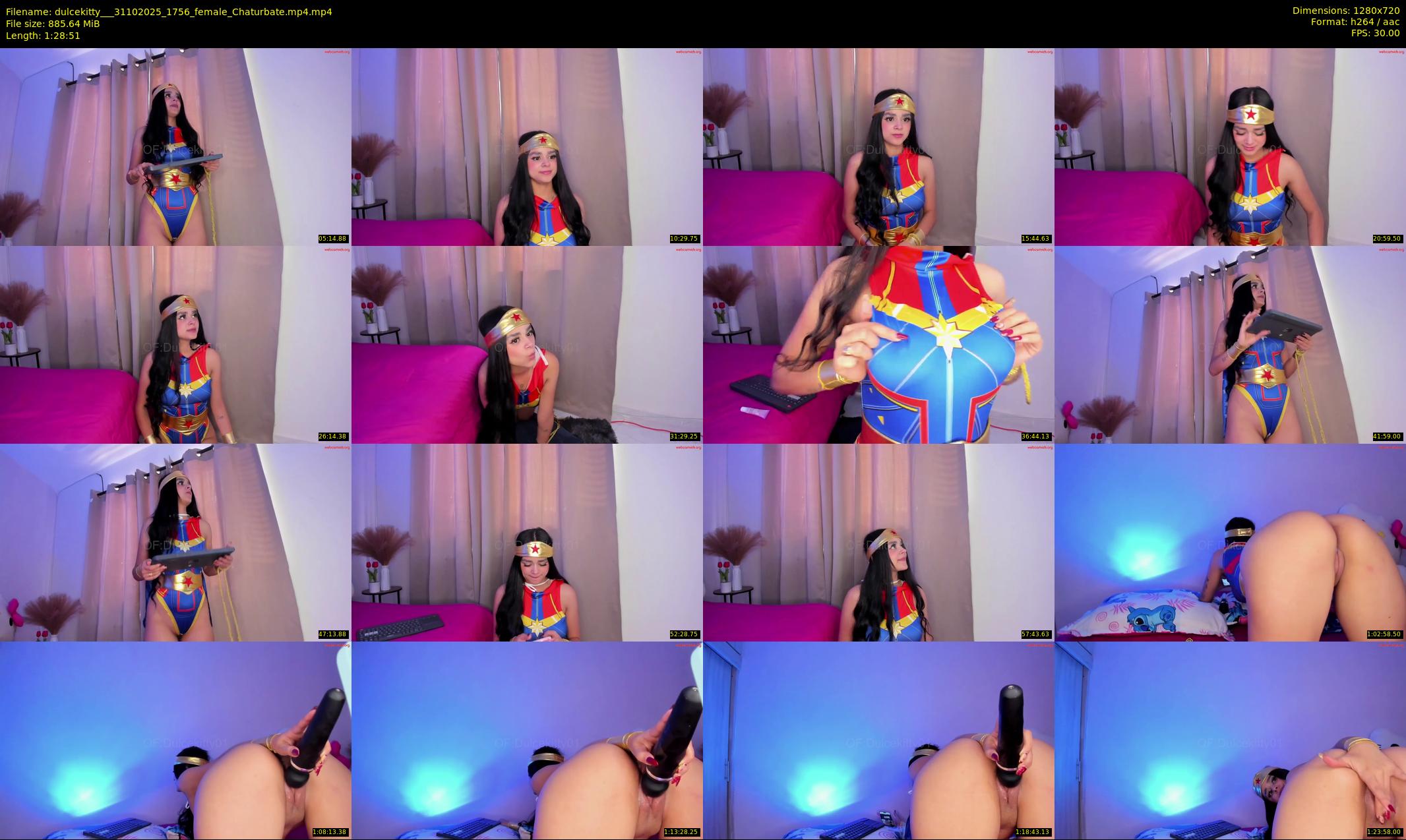 dulcekitty__ — 89 minute Chaturbate female cam show recording, 720p, Oct 31, 2025