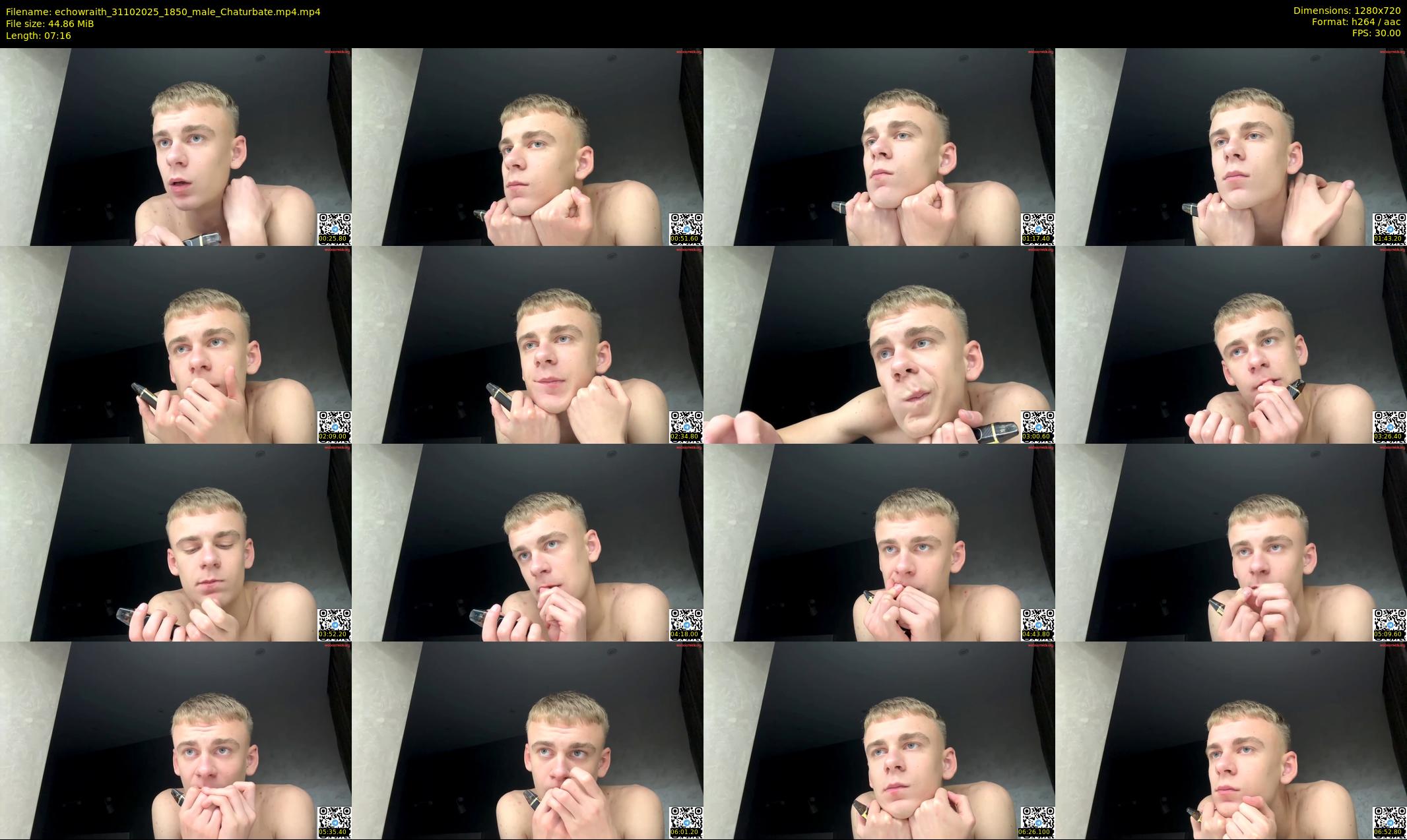 echowraith — 8 minute Chaturbate male cam show recording, 720p, Oct 31, 2025