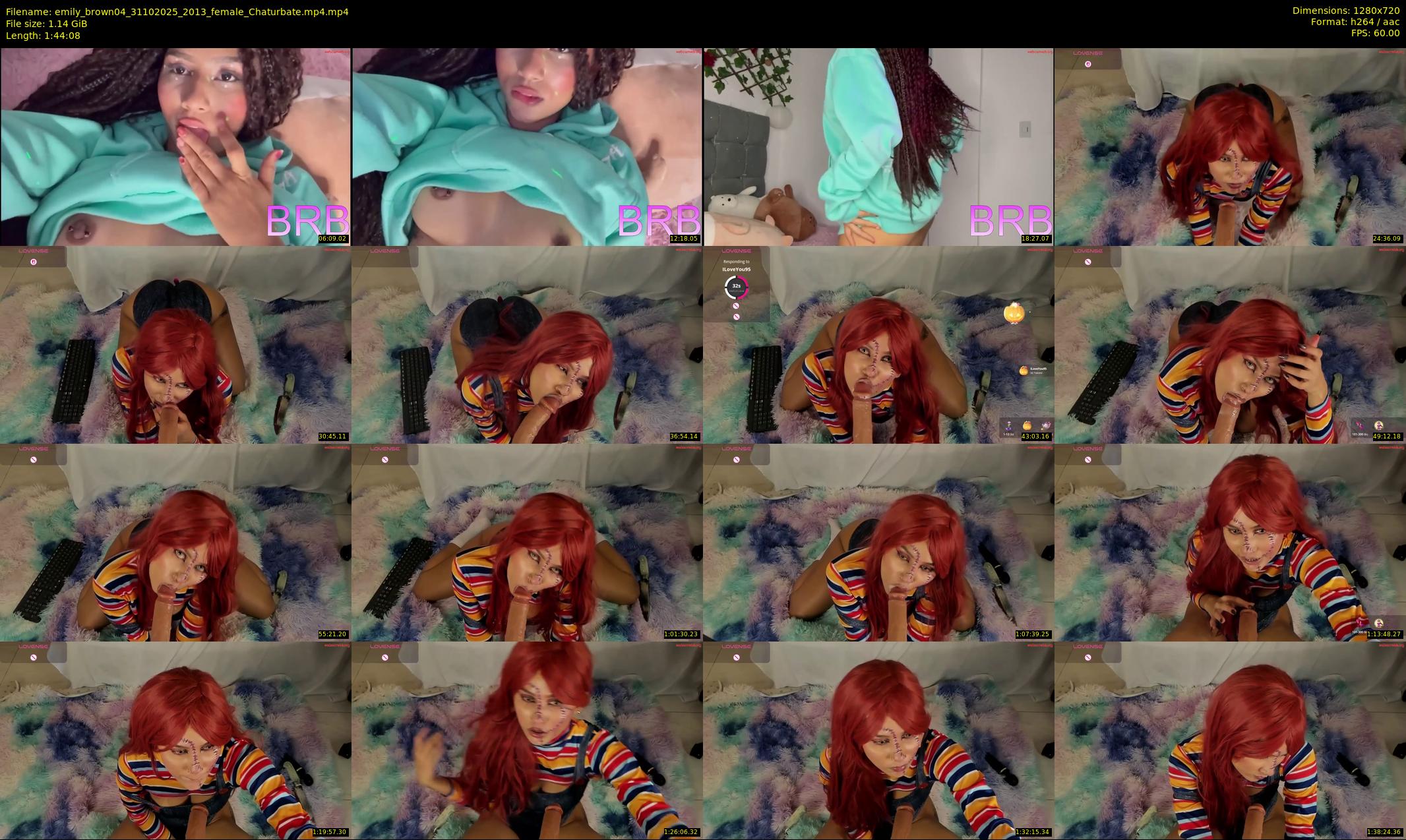 emily_brown04 — 105 minute Chaturbate female cam show recording, 720p, Oct 31, 2025