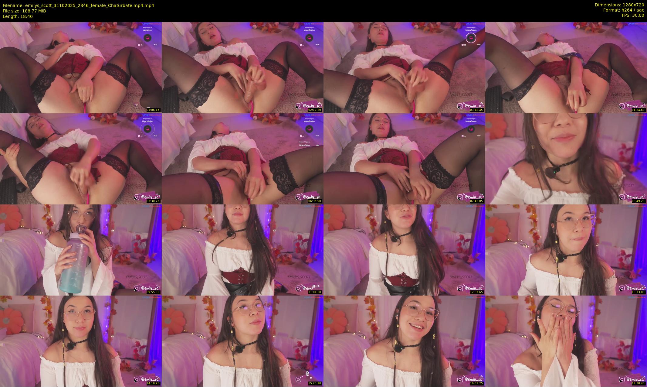 emilys_scott — 19 minute Chaturbate female cam show recording, 720p, Oct 31, 2025