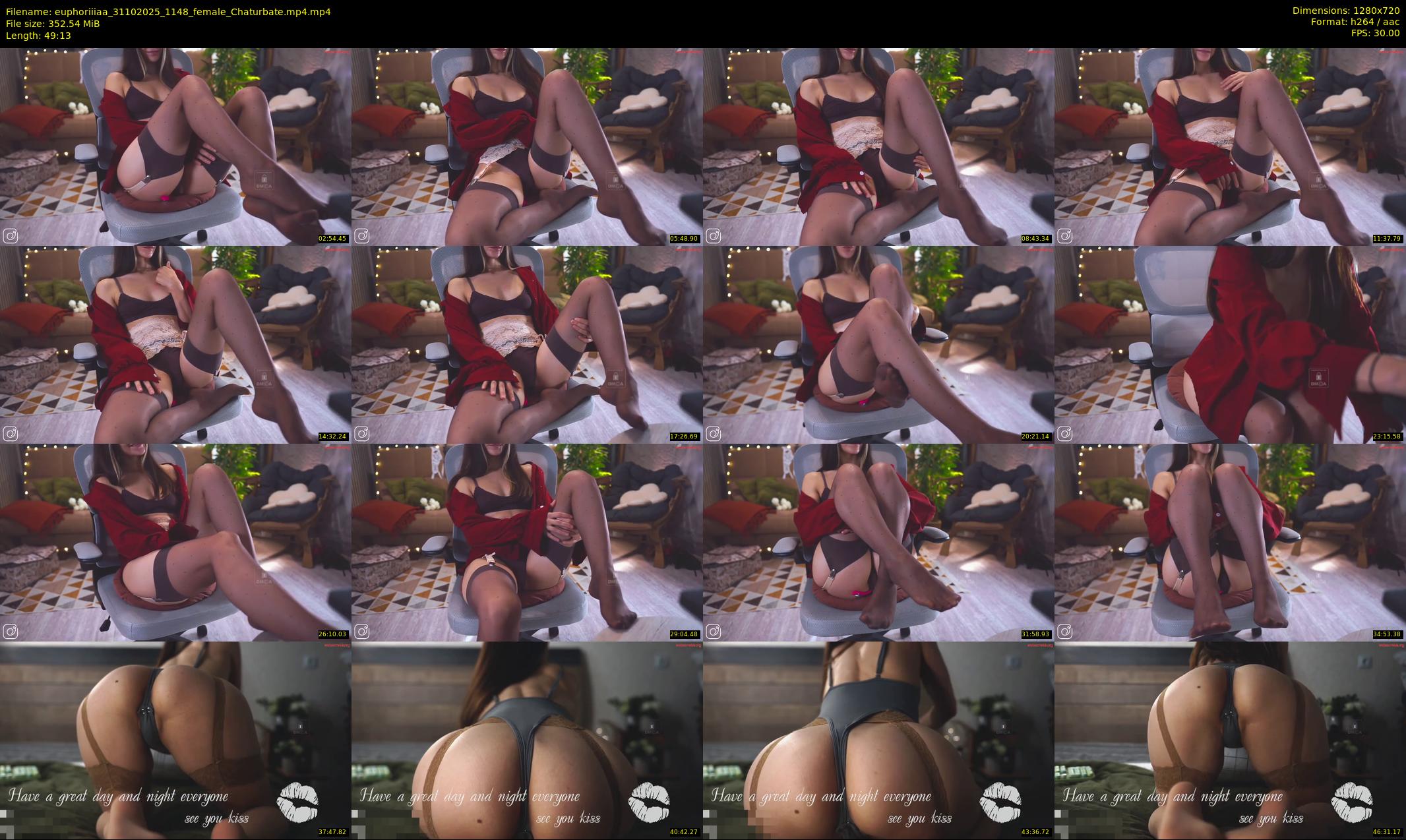 euphoriiiaa — 50 minute Chaturbate female cam show recording, 720p, Oct 31, 2025