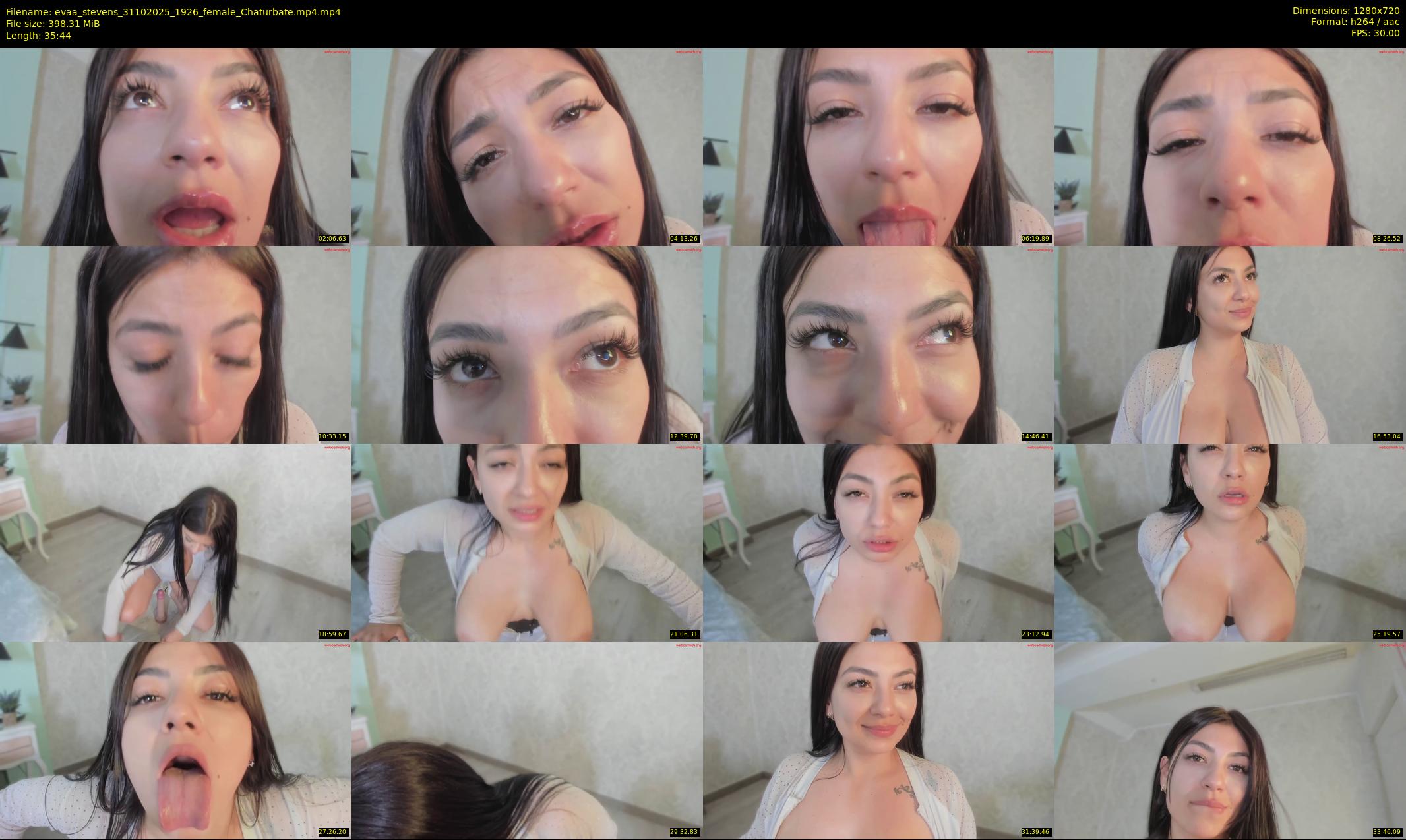 evaa_stevens — 36 minute Chaturbate female cam show recording, 720p, Oct 31, 2025