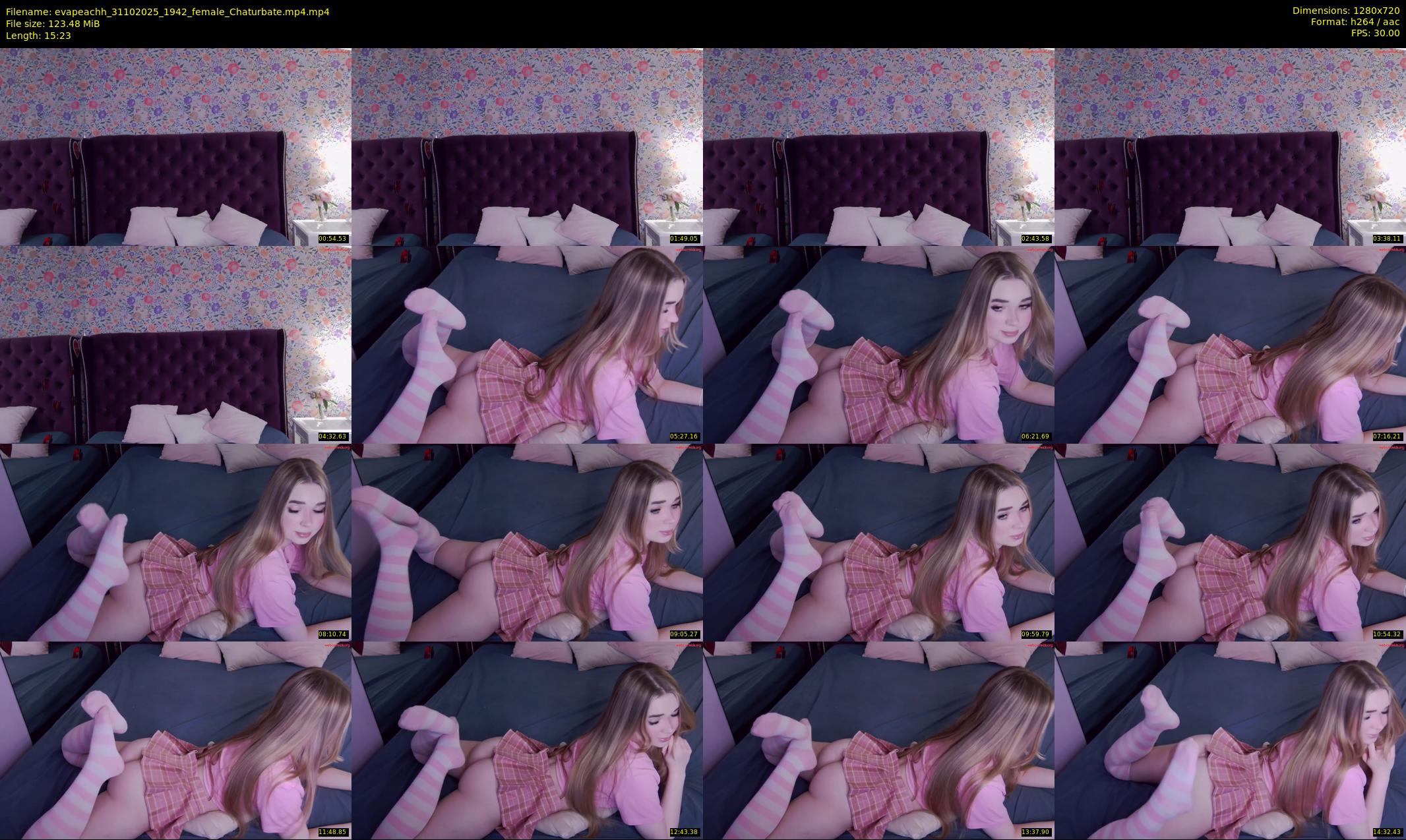 evapeachh — 16 minute Chaturbate female cam show recording, 720p, Oct 31, 2025