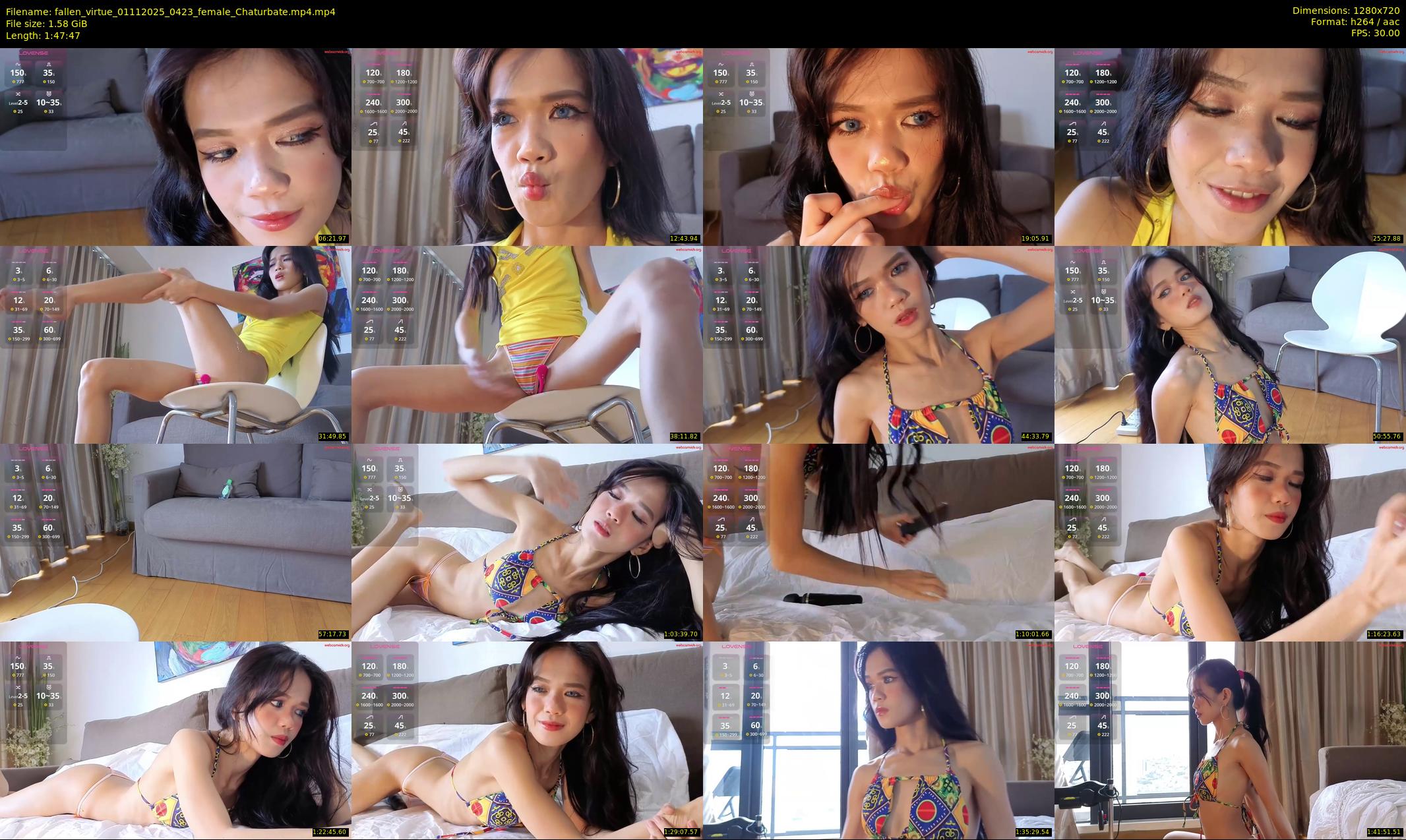fallen_virtue — 108 minute Chaturbate female cam show recording, 720p, Nov 1, 2025
