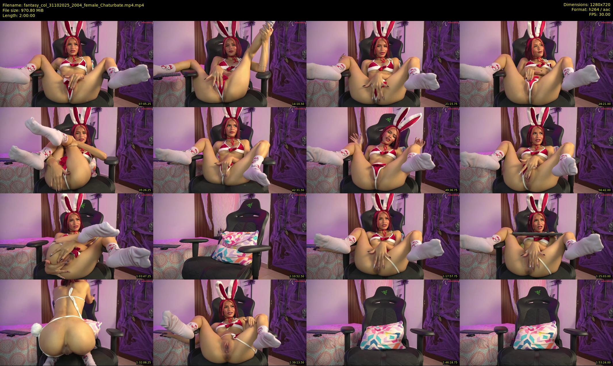 fantasy_col — 120 minute Chaturbate female cam show recording, 720p, Oct 31, 2025