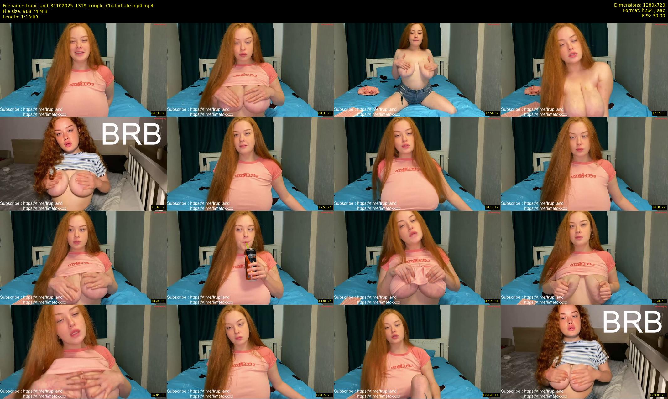 frupi_land — 74 minute Chaturbate couple cam show recording, 720p, Oct 31, 2025