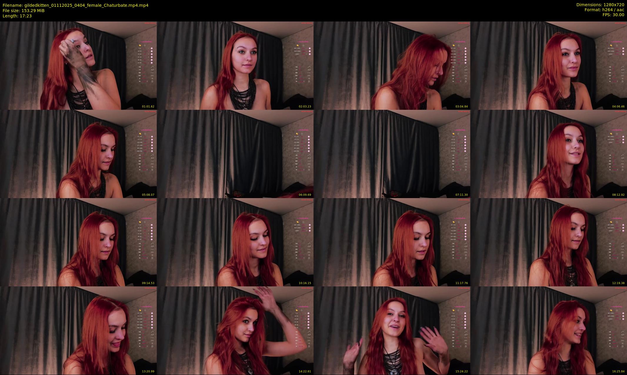 gildedkitten — 18 minute Chaturbate female cam show recording, 720p, Nov 1, 2025