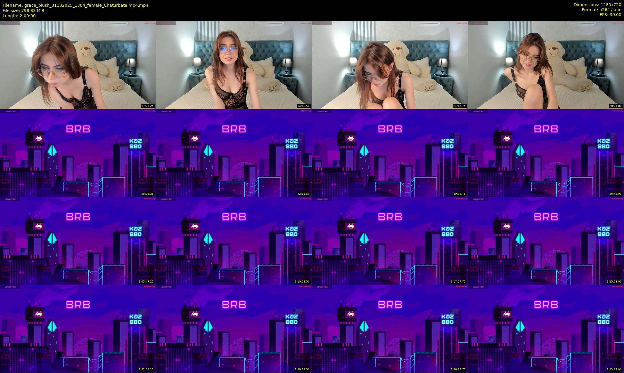 grace_blush — 120 minute Chaturbate female cam show recording, 720p, Oct 31, 2025