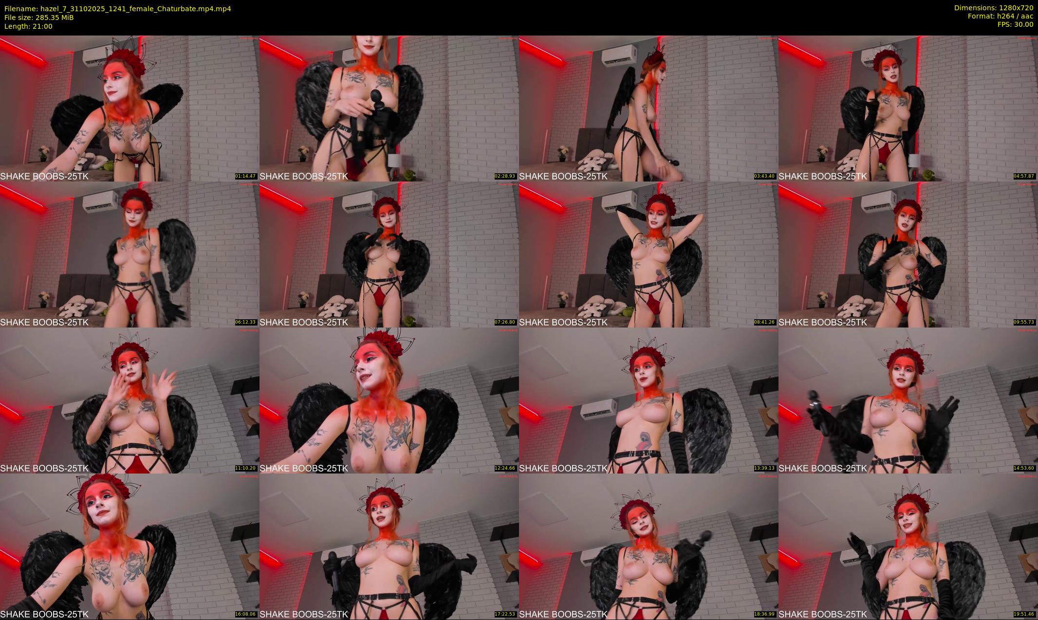 hazel_7 — 21 minute Chaturbate female cam show recording, 720p, Oct 31, 2025