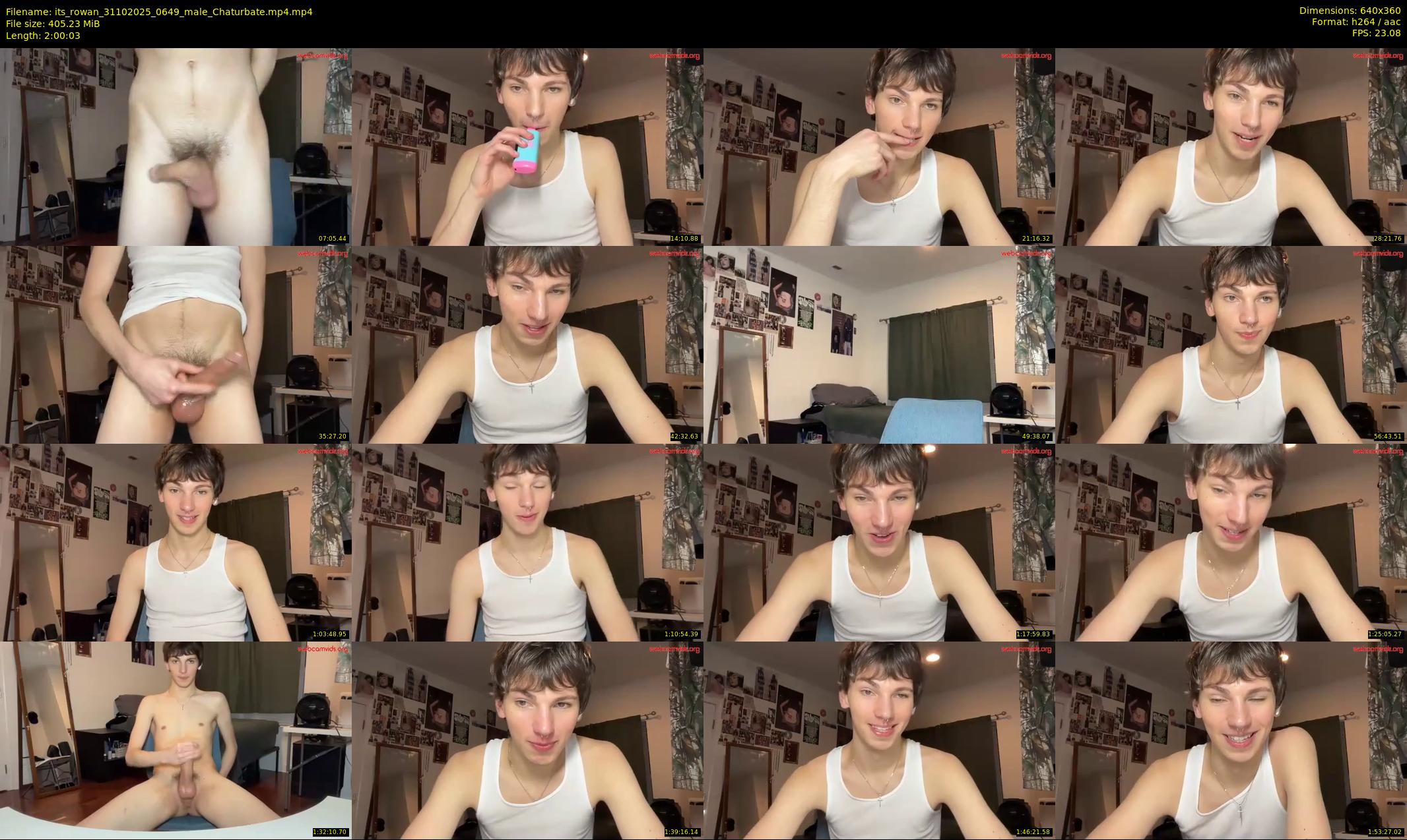 its_rowan — 121 minute Chaturbate male cam show recording, 360p, Oct 31, 2025
