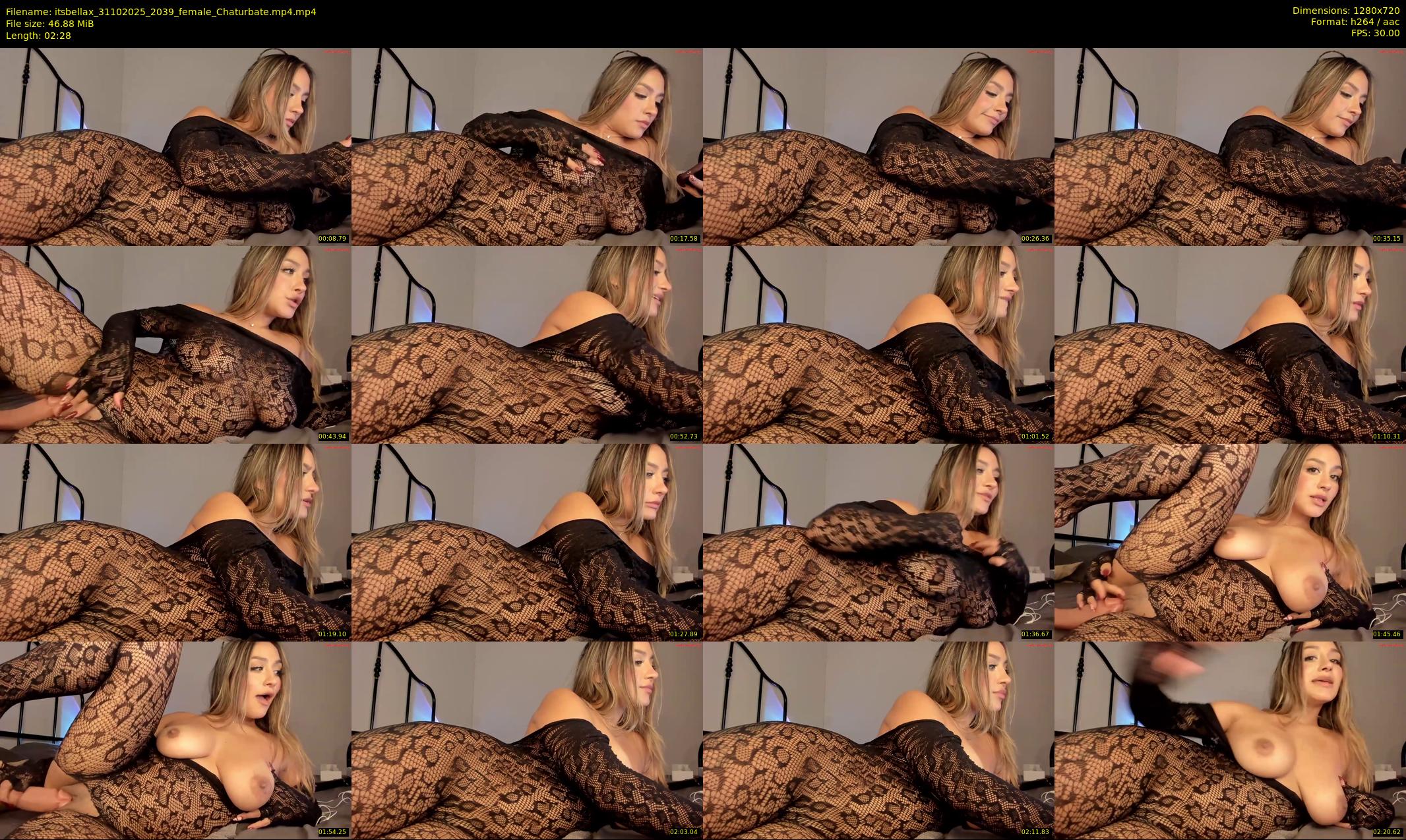 itsbellax — 3 minute Chaturbate female cam show recording, 720p, Oct 31, 2025